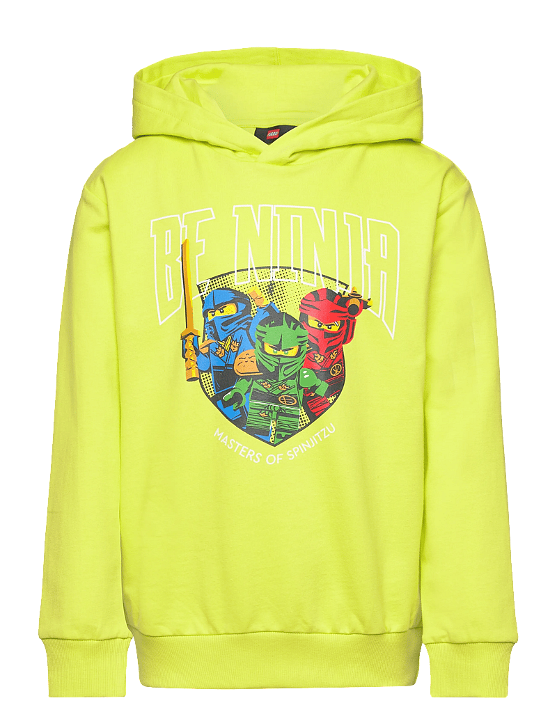 LEGO kidswear - LWSAKU 601 - HOODED SWEATSHIRT - huvtröjor - lime green - 0