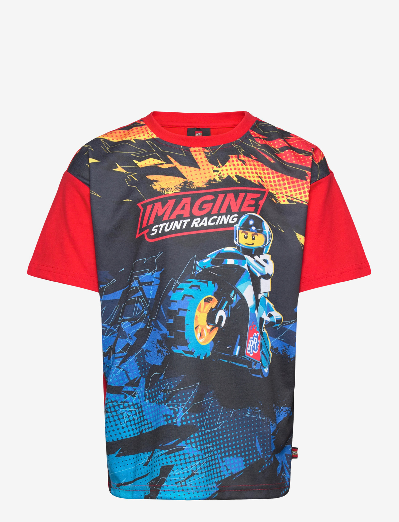 LEGO kidswear - LWTAFFY 614 - T-SHIRT S/S - kortärmade t-shirts - red - 0