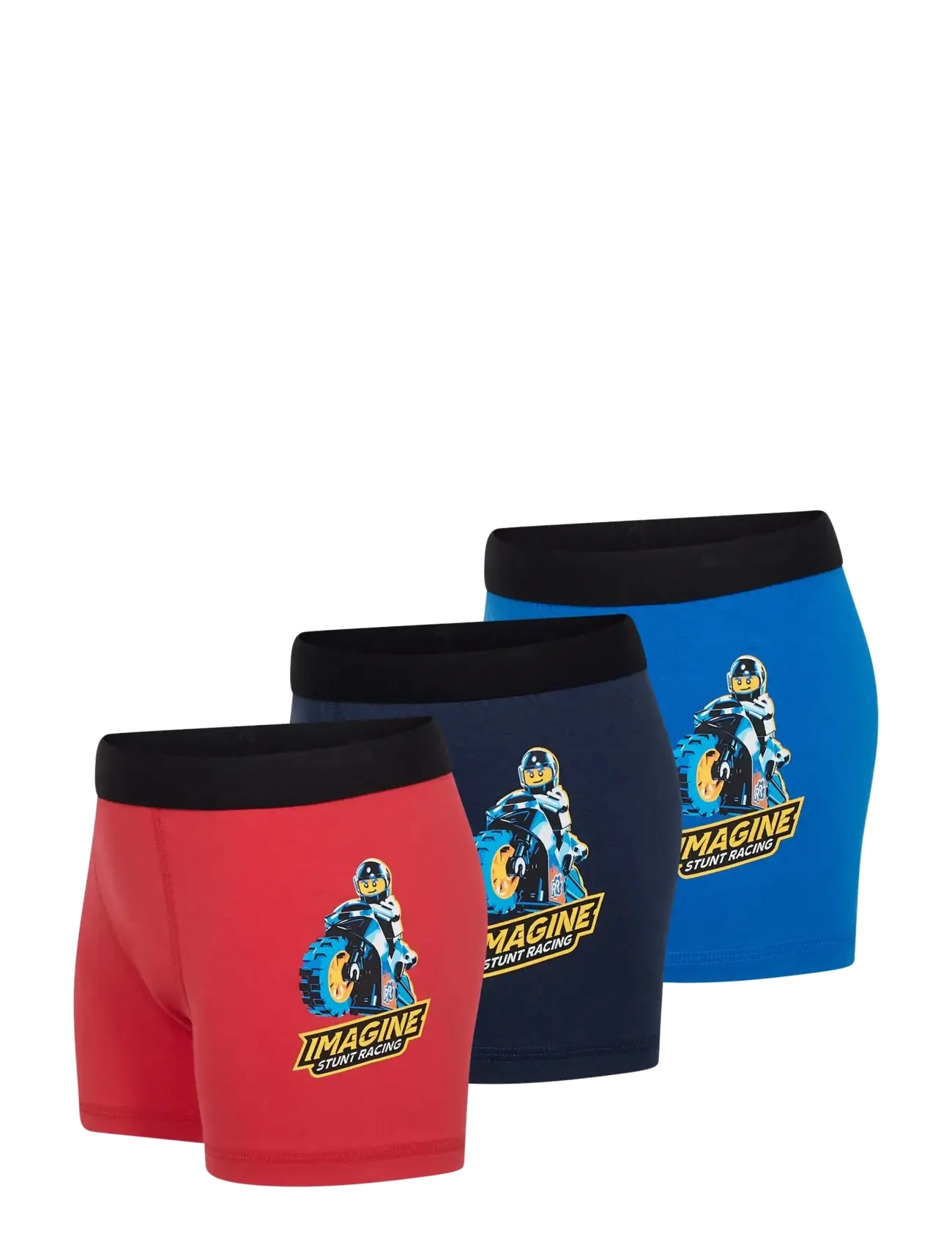 LEGO kidswear LWAGAN 606 - 3-PACK BOXERS - Riided - DARK NAVY / multi
