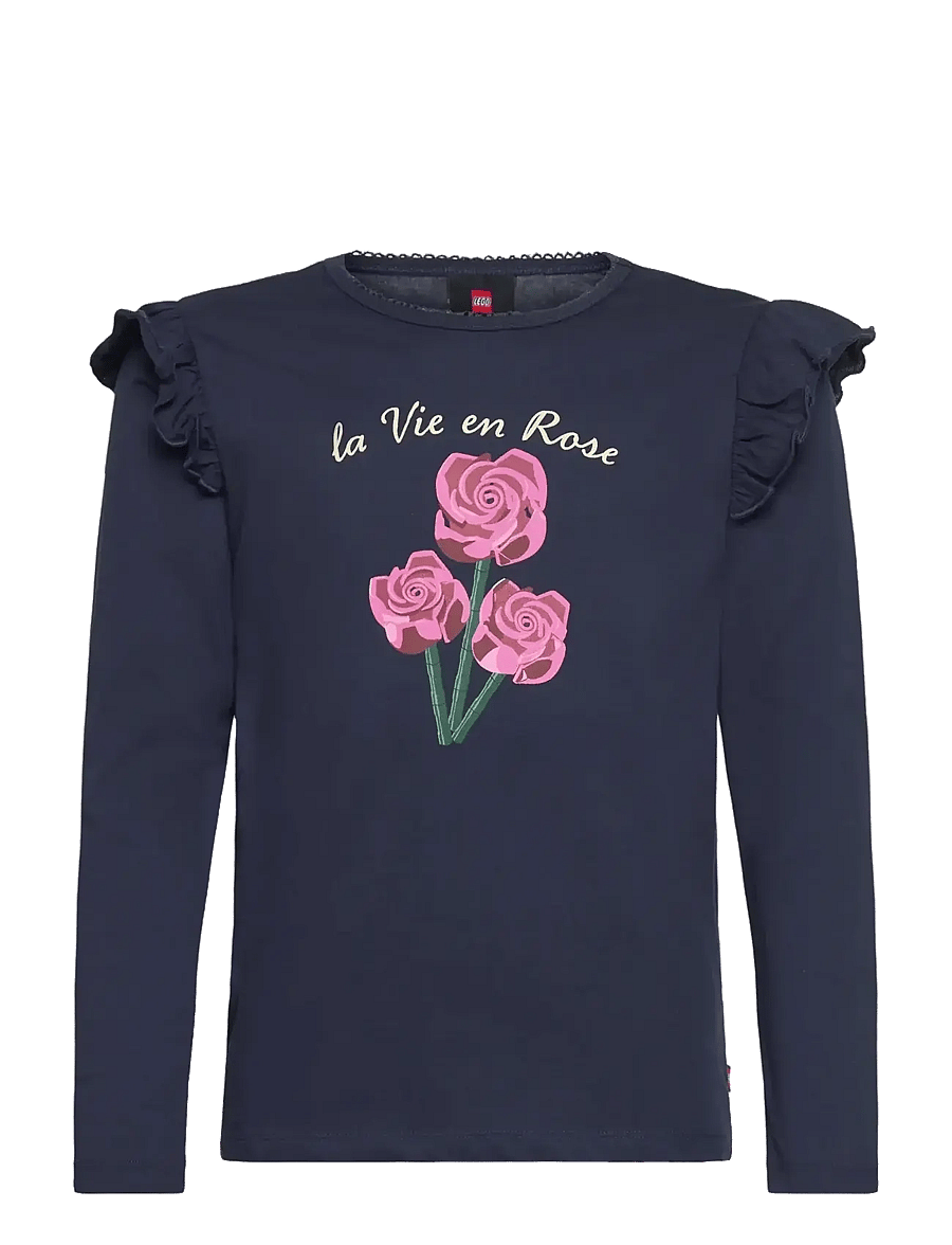 Lego Wear - LWTAJA 601 - T-SHIRT L/S - langärmlige hemden - dark navy - 0