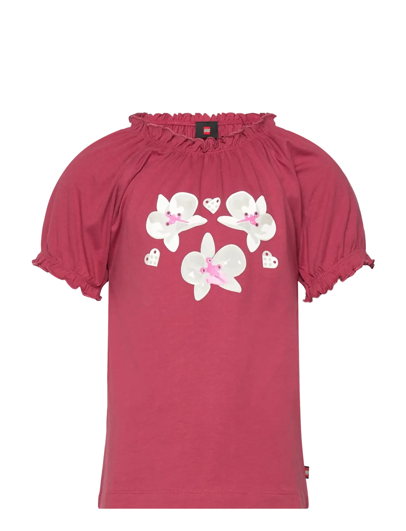 LEGO kidswear LWTAJA 600 - T-SHIRT S/S - LEGO® kidswear - EARTH RED / pink/rose