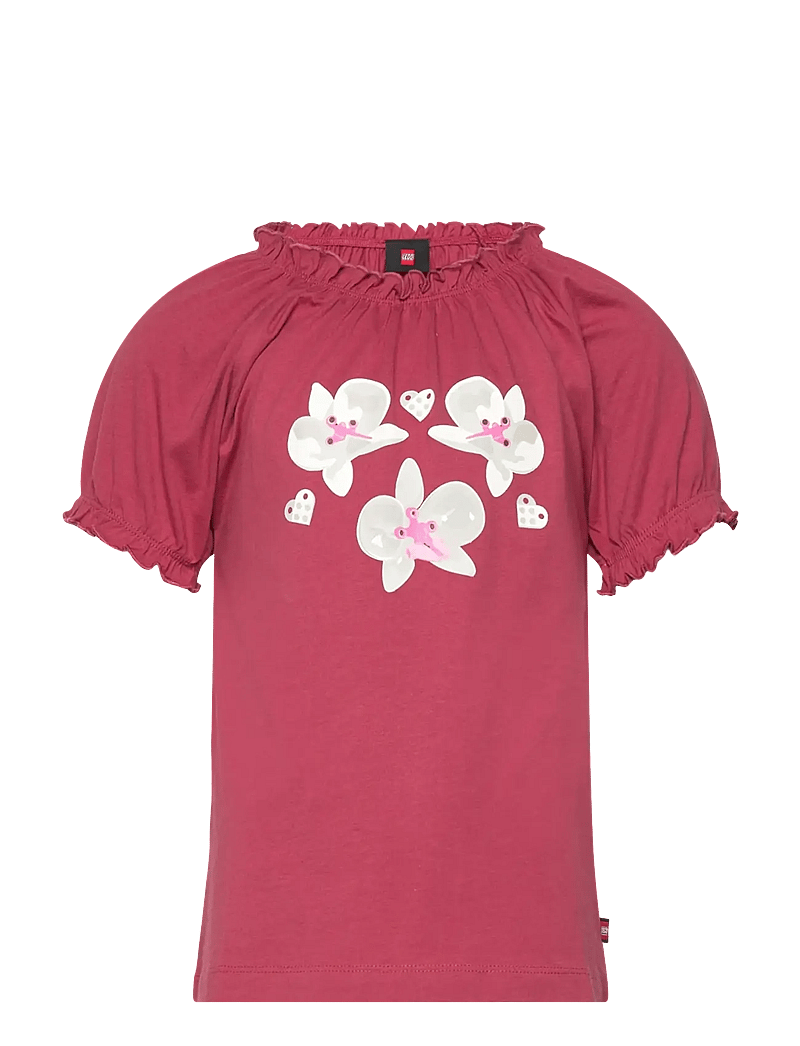 LEGO kidswear - LWTAJA 600 - T-SHIRT S/S - kurzärmlige hemden - earth red - 0