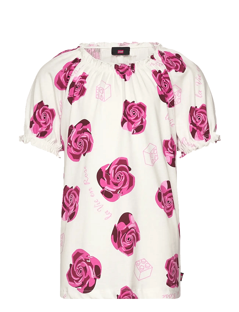 LEGO kidswear - LWTAJA 600 - T-SHIRT S/S - kortärmade skjortor - off white - 0