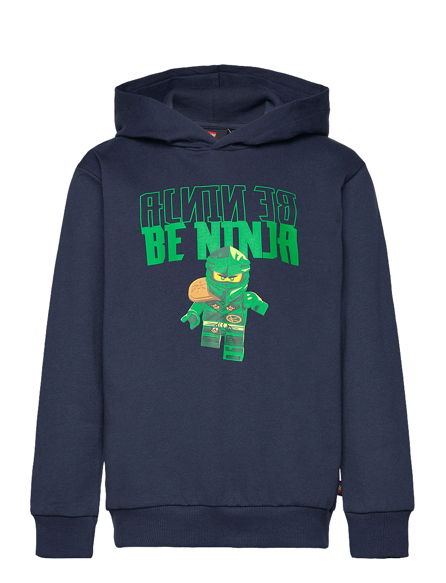Lego Wear - LWSAKU 701 -HOODED SWEATSHIRT - džemperiai su gobtuvu - dark navy - 0