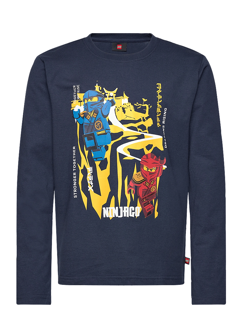 LEGO kidswear - LWTAFFY 705 - T-SHIRT L/S - långärmade skjortor - dark navy - 0