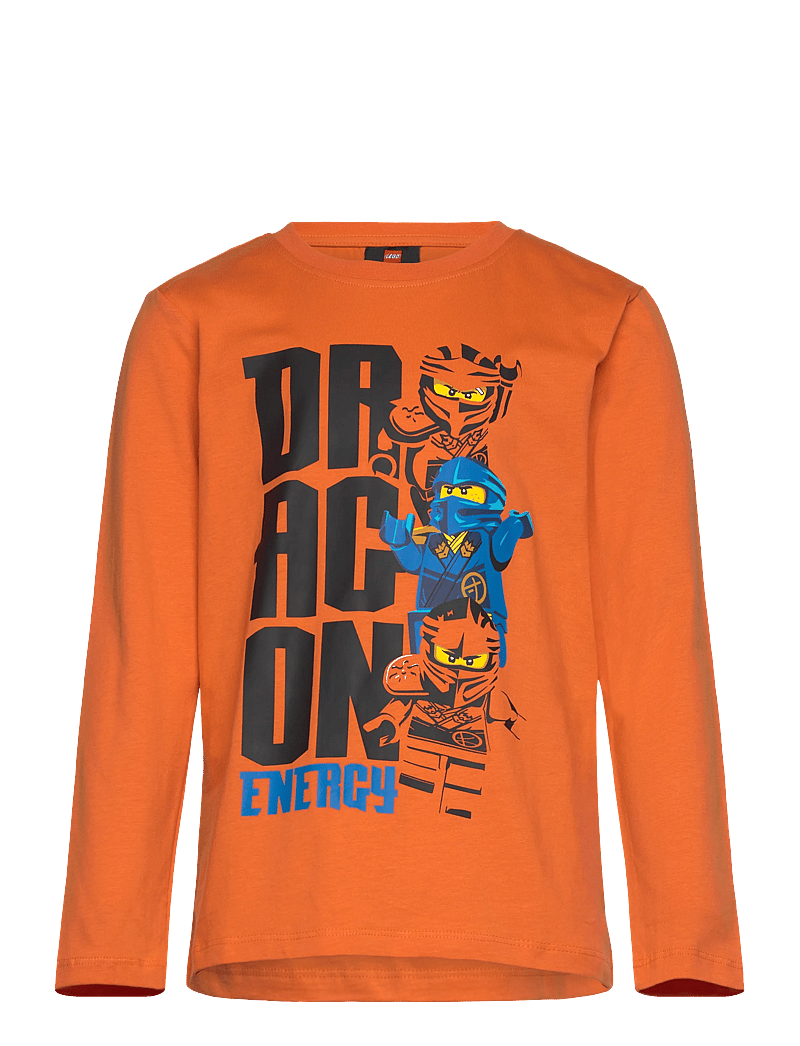 LEGO kidswear - LWTAFFY 703 - T-SHIRT L/S - långärmade skjortor - orange - 0