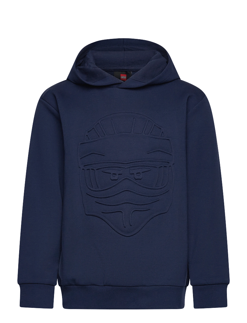LEGO kidswear - LWSAKU 702 -HOODED SWEATSHIRT. - huvtröjor - dark navy - 0