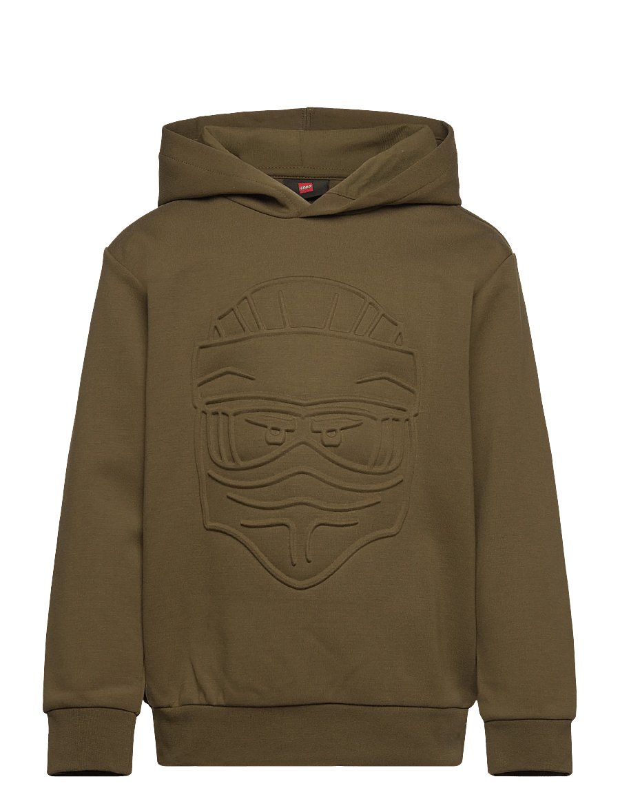 Lego Wear - LEGO® NINJAGO® Hooded Sweatshirt - LWSAKU 702 - dark olive - 0