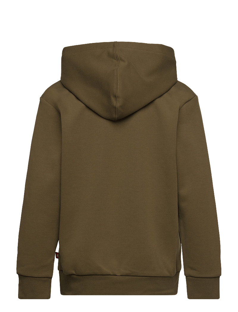 LEGO kidswear - LWSAKU 702 -HOODED SWEATSHIRT. - huvtröjor - dark olive - 1