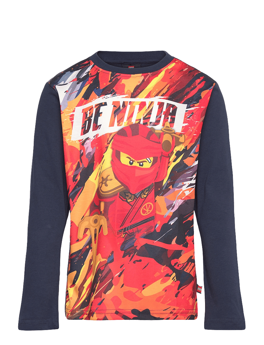 Lego Wear - LEGO® NINJAGO® T-Shirt L/S - LWTAFFY 702 - langärmlige hemden - dark navy - 0