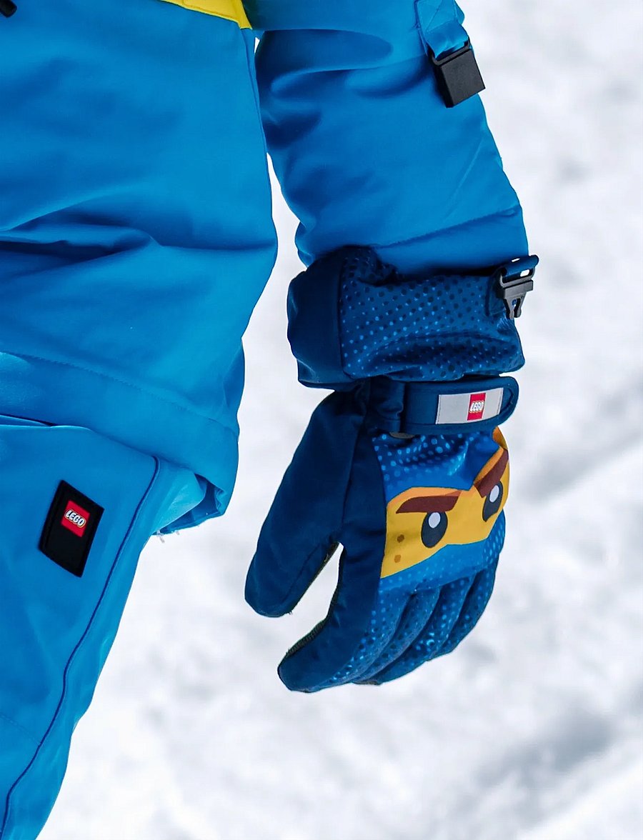 Lego Wear - LWAGAN 807 - GLOVES W/MEM. - regnvantar - dark blue - 0