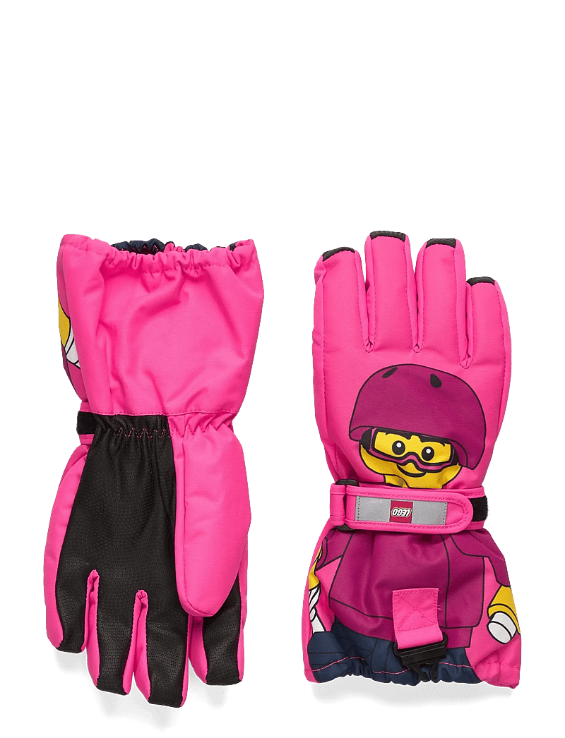 Lego Wear - LWAGAN 811 - GLOVES W/MEM. - regen-handschuhe - pink - 0