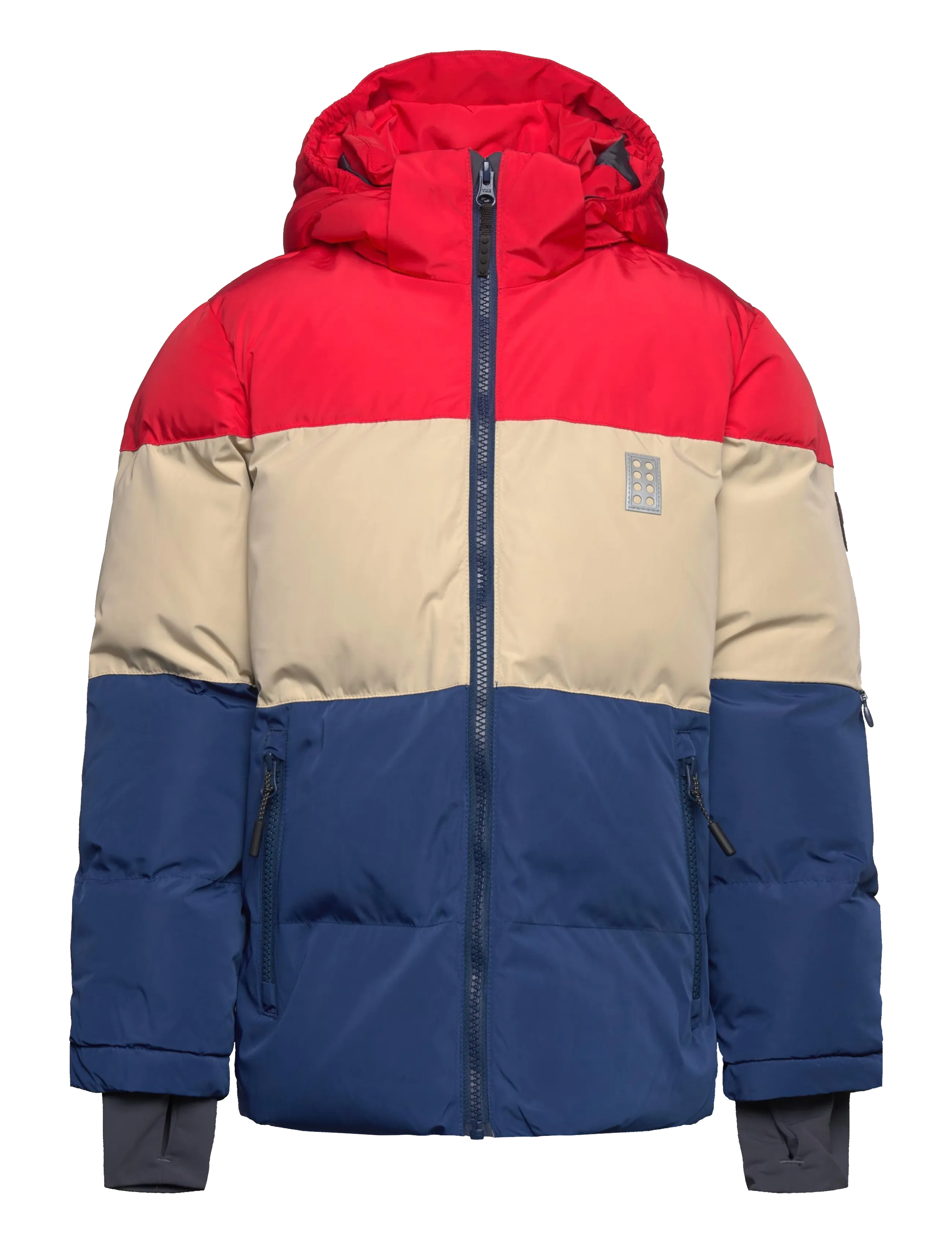 LEGO kidswear LWJAZ 805 - JACKET - Overtøj - DARK BLUE / red