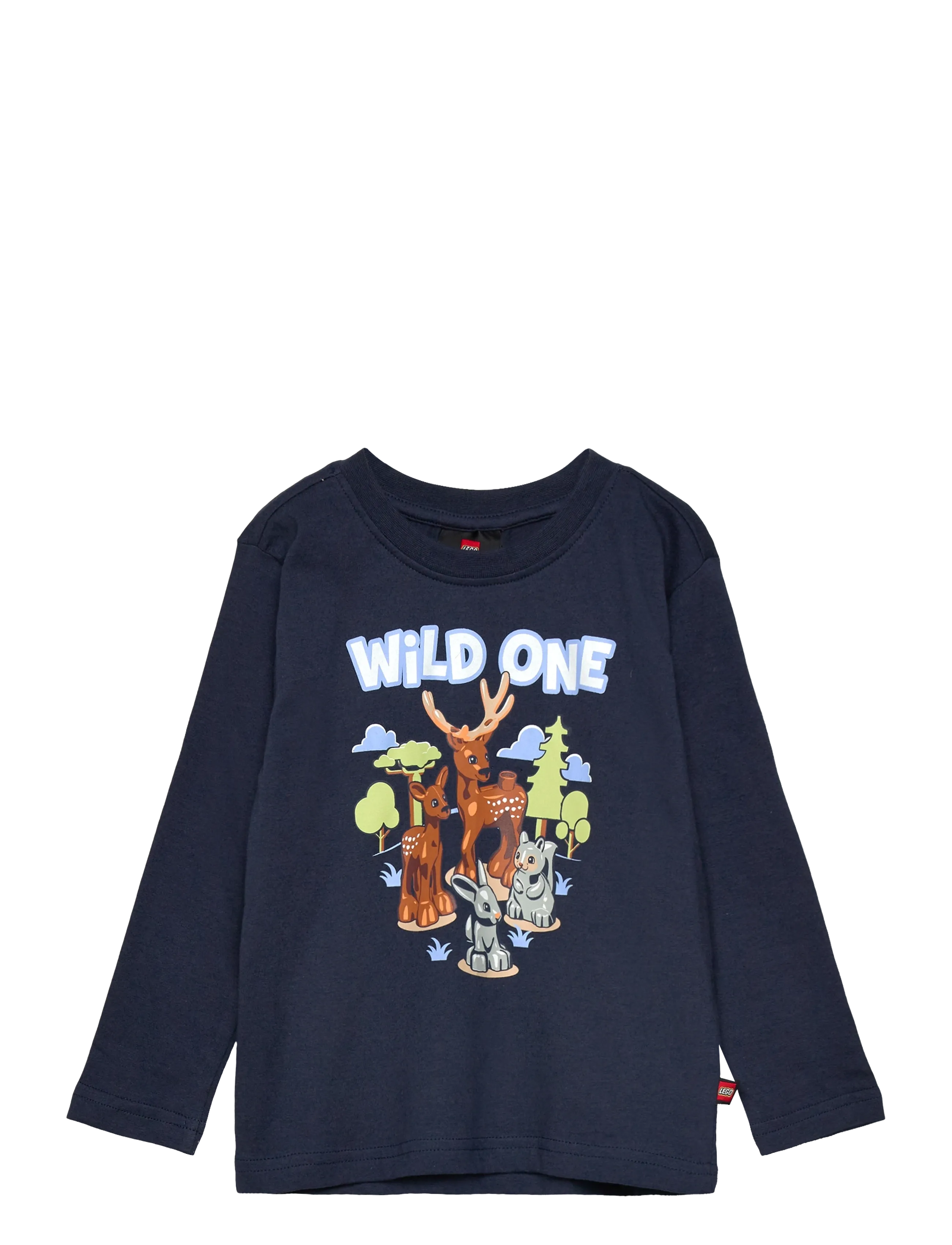 Lego Wear Lwtasi 700 - T-Shirt L/S, 80, Navy, Skjorter > Langærmede Shirts, Børn