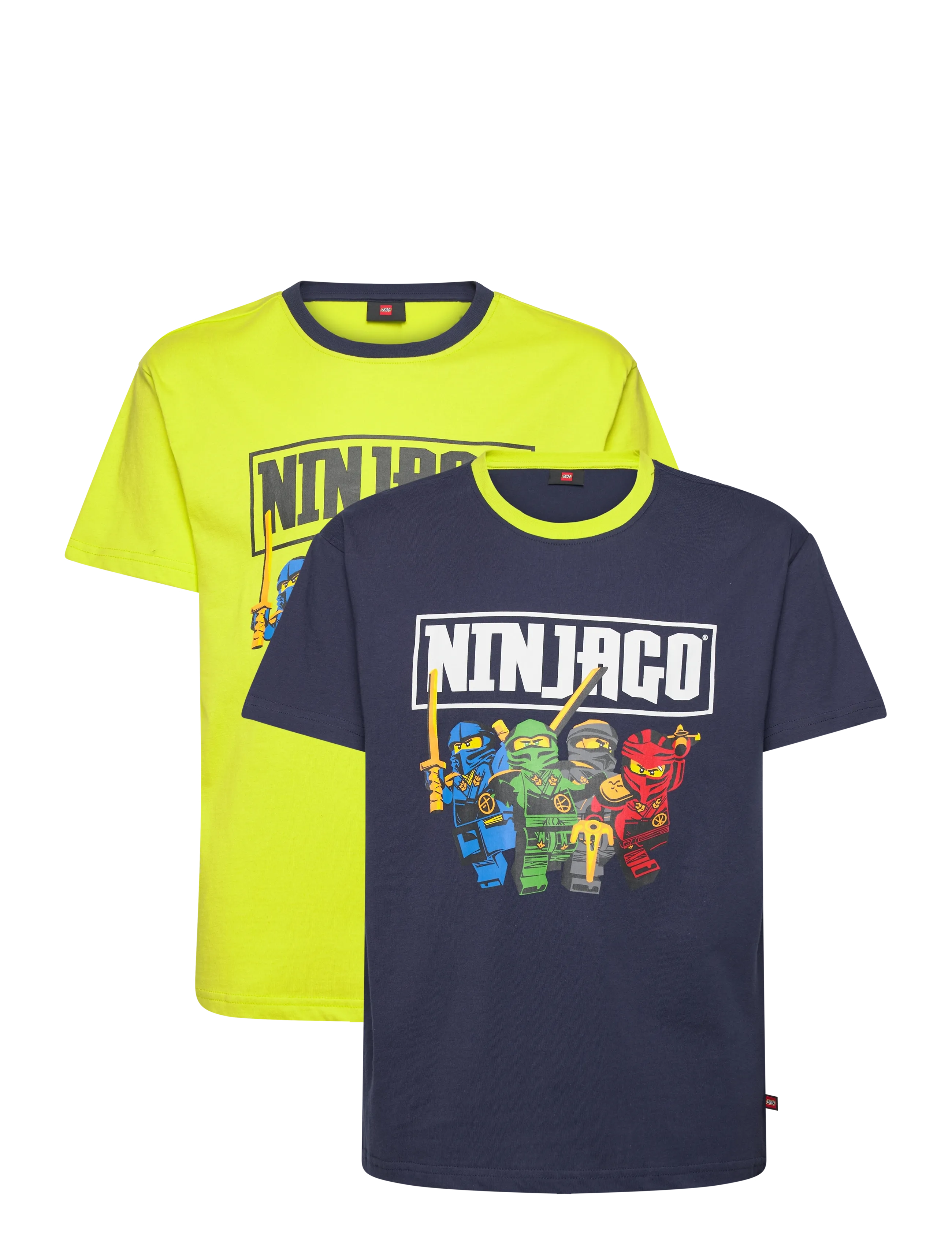 LEGO kidswear - LWTAFFY 619 - 2PACK T-SHIRT SS - lime green - 0
