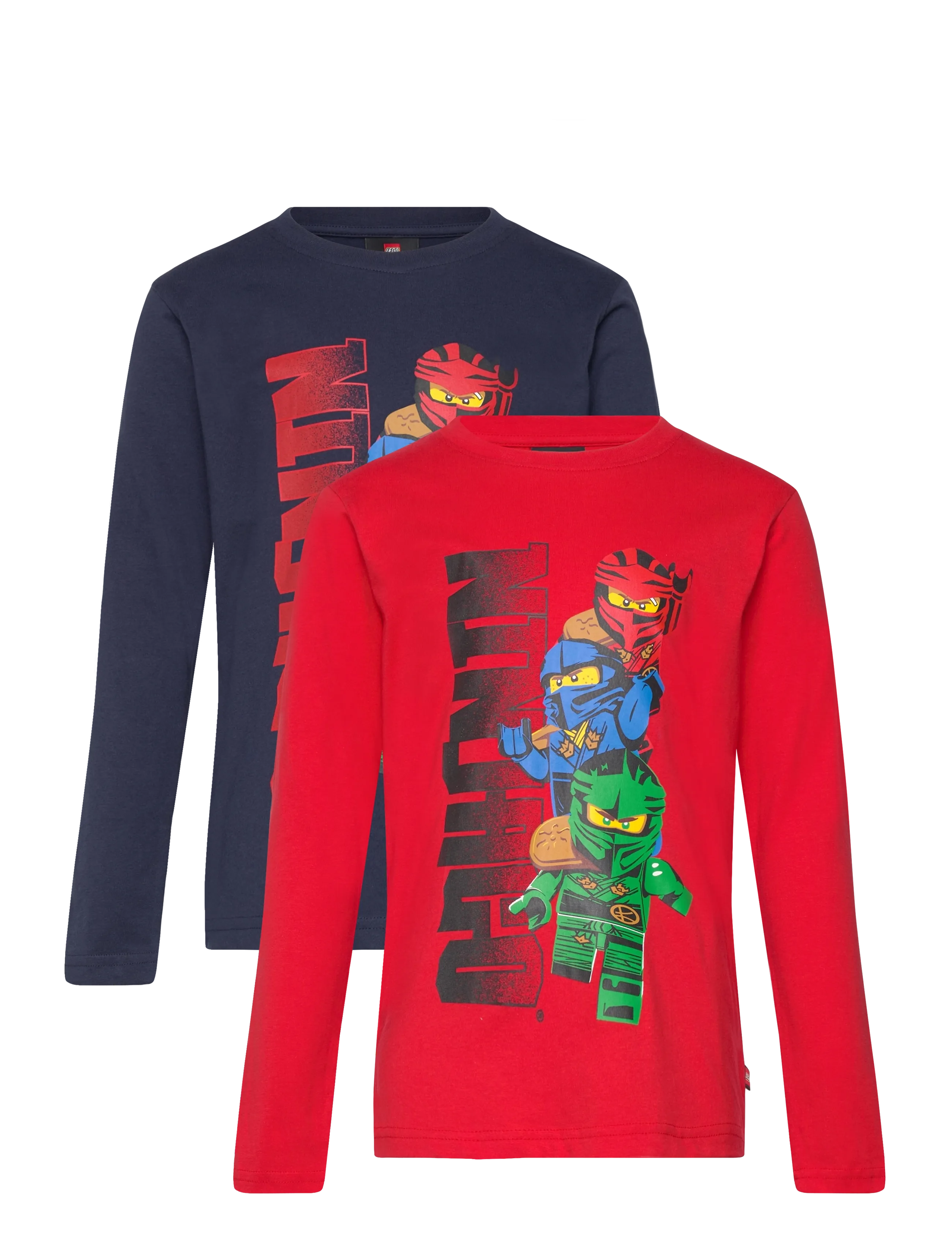 LEGO kidswear LWTAFFY 618 - 2PACK T-SHIRT LS - Skjorter - RED / multi