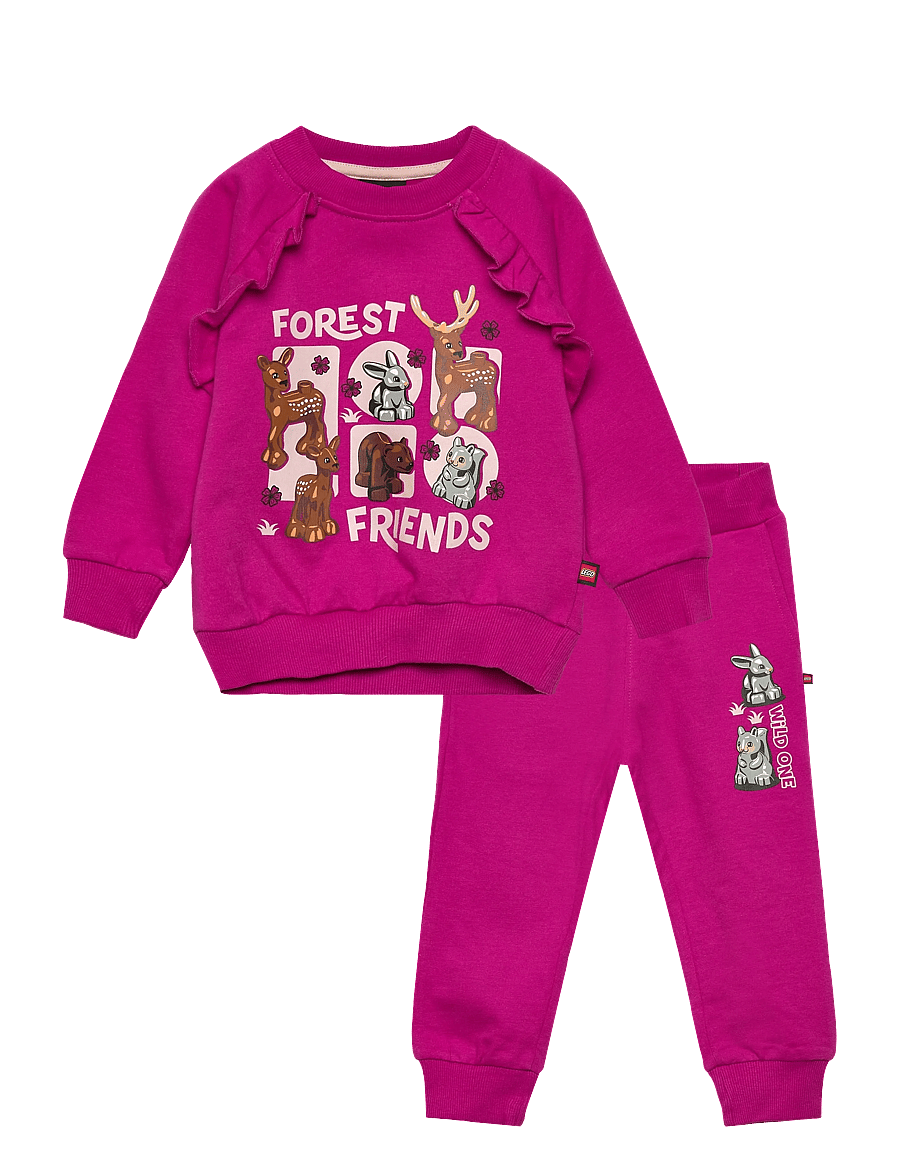 Lego Wear - LWSANYU 704 - SWEAT SET - fuchsia - 0
