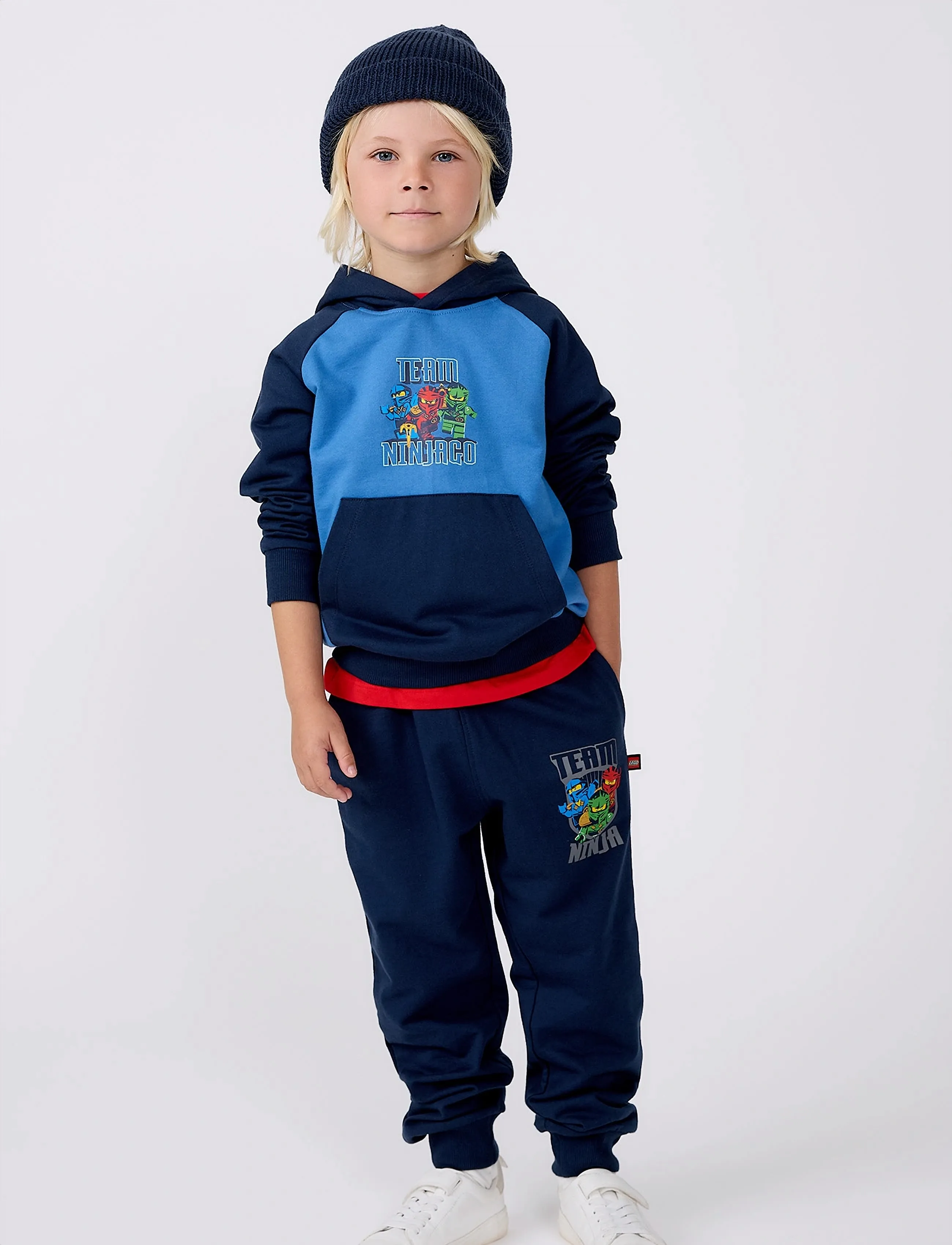 LEGO kidswear LWSIAN 109 - HOODED SWEATSHIRT - Kapuzenpullover - DARK NAVY / navy