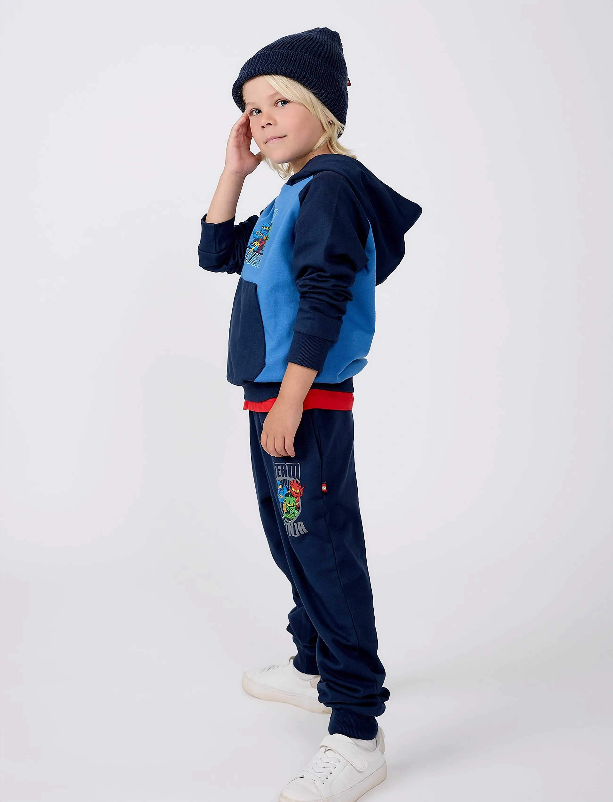 Lego Wear - LWSIAN 109 - HOODED SWEATSHIRT - kapuutsiga dressipluusid - dark navy - 3