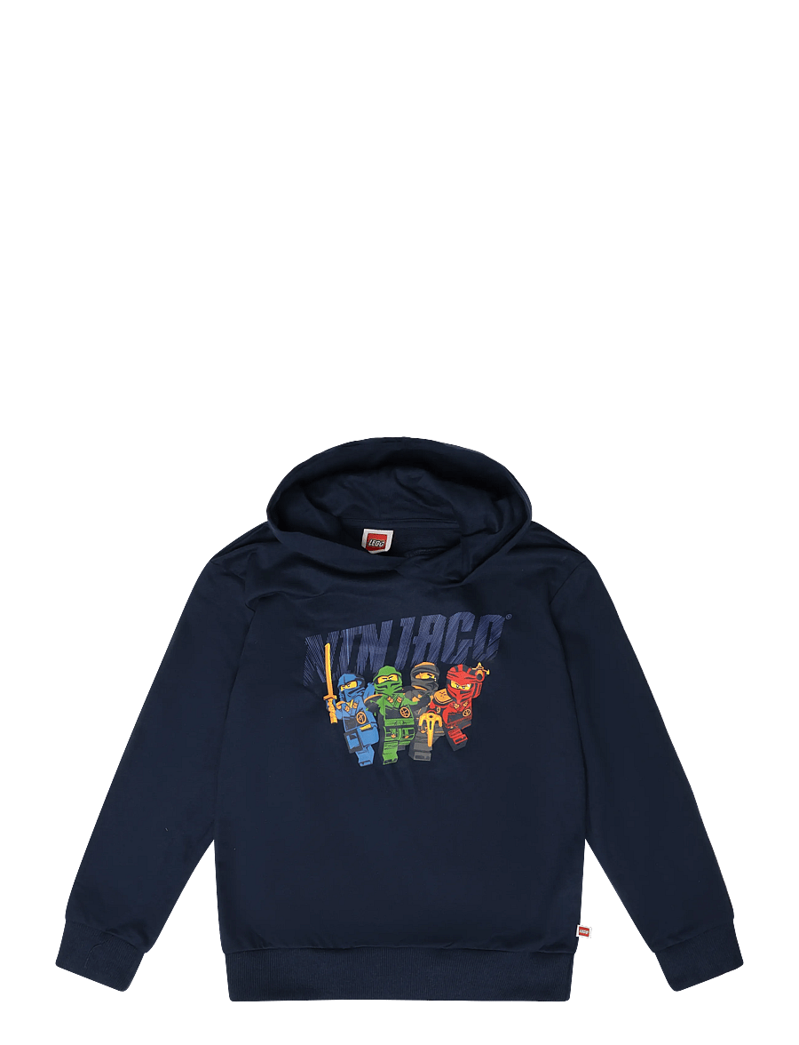 Lego Wear - LEGO® NINJAGO® Hooded Sweatshirt - LWSIAN 103 - huvtröjor - dark navy - 0