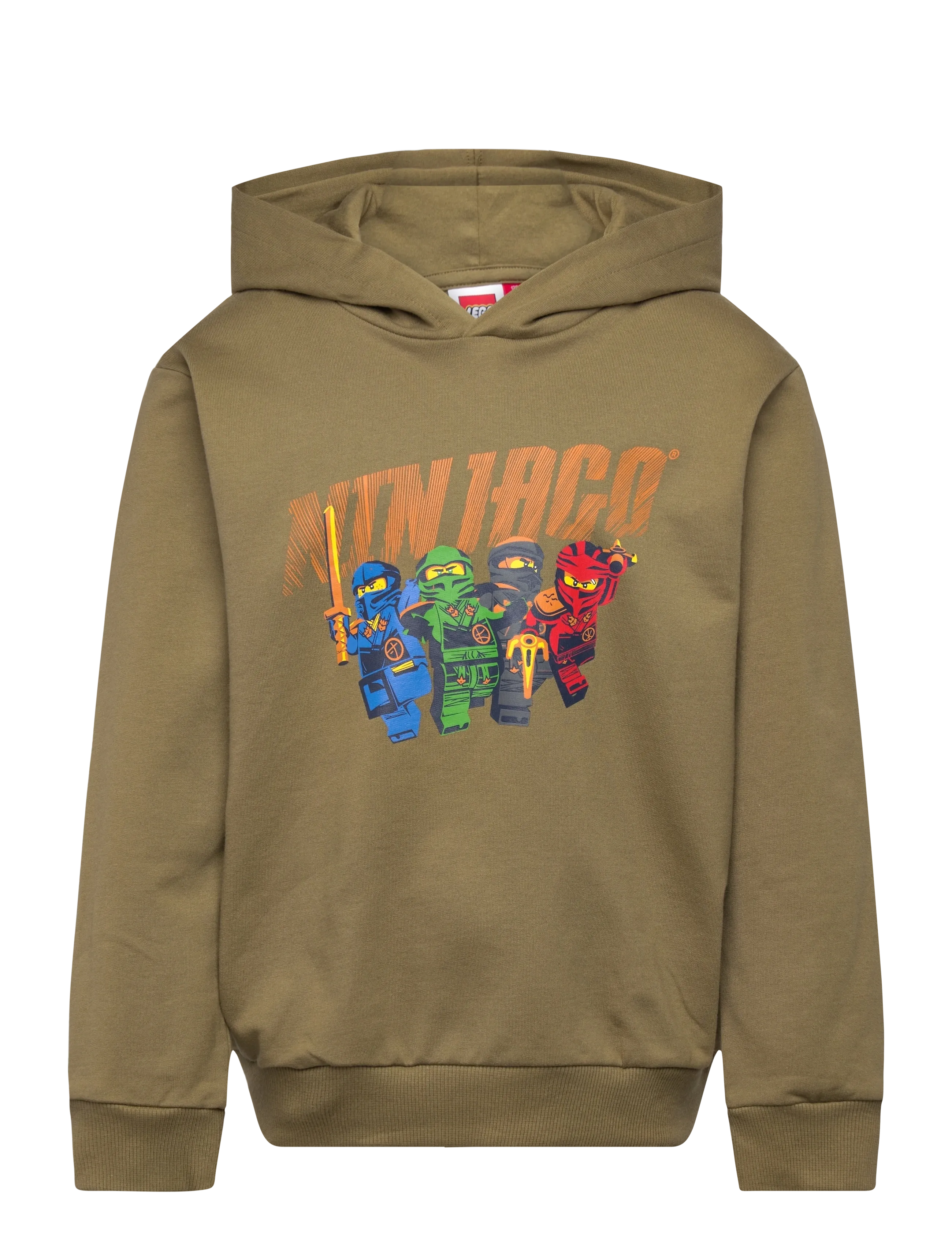 LEGO WEAR Lego Ninjago Hooded Sweatshirt - Lwsian 103 Khaki - 104 - Kinder