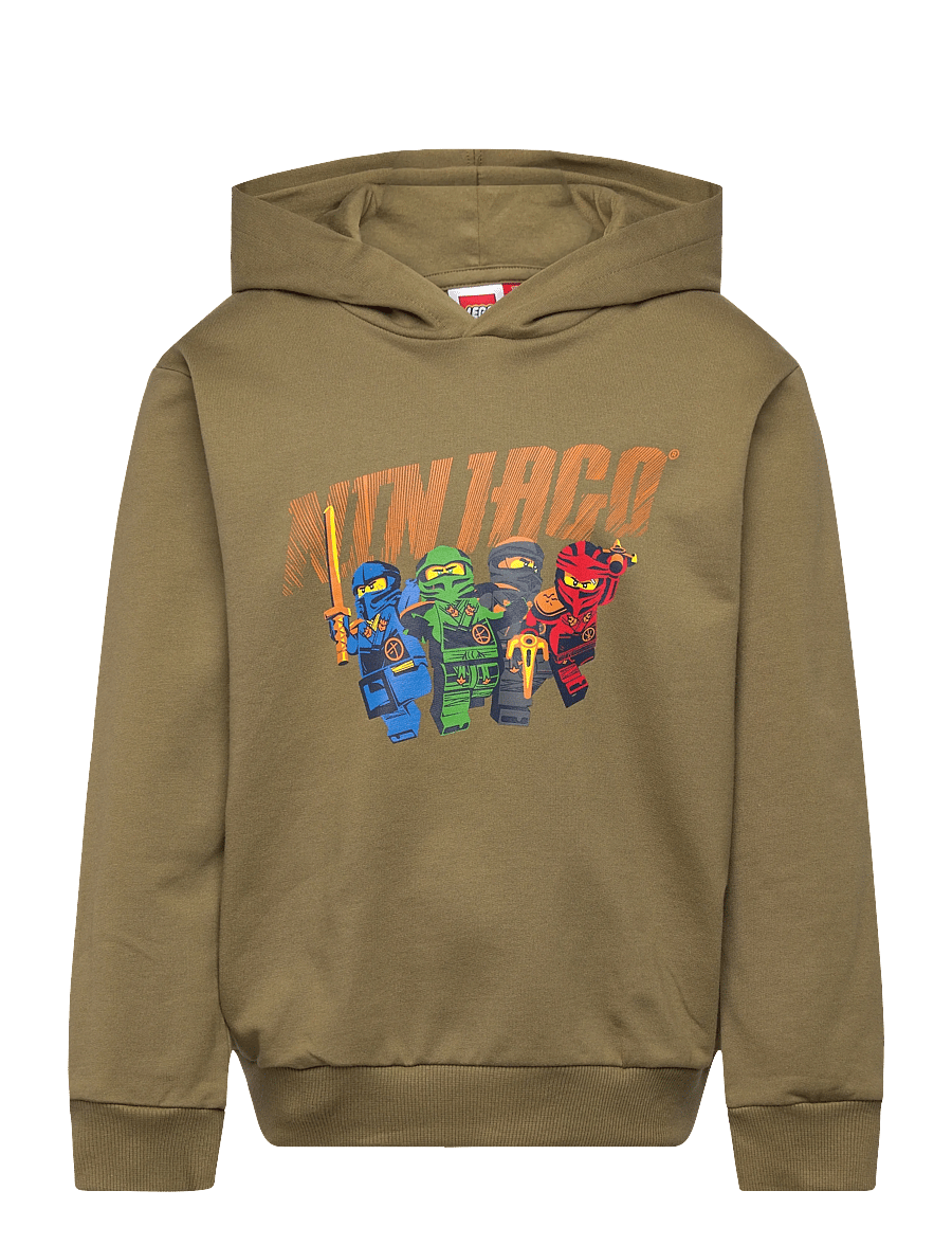 Lego Wear - LEGO® NINJAGO® Hooded Sweatshirt - LWSIAN 103 - kapuzenpullover - olive green - 0