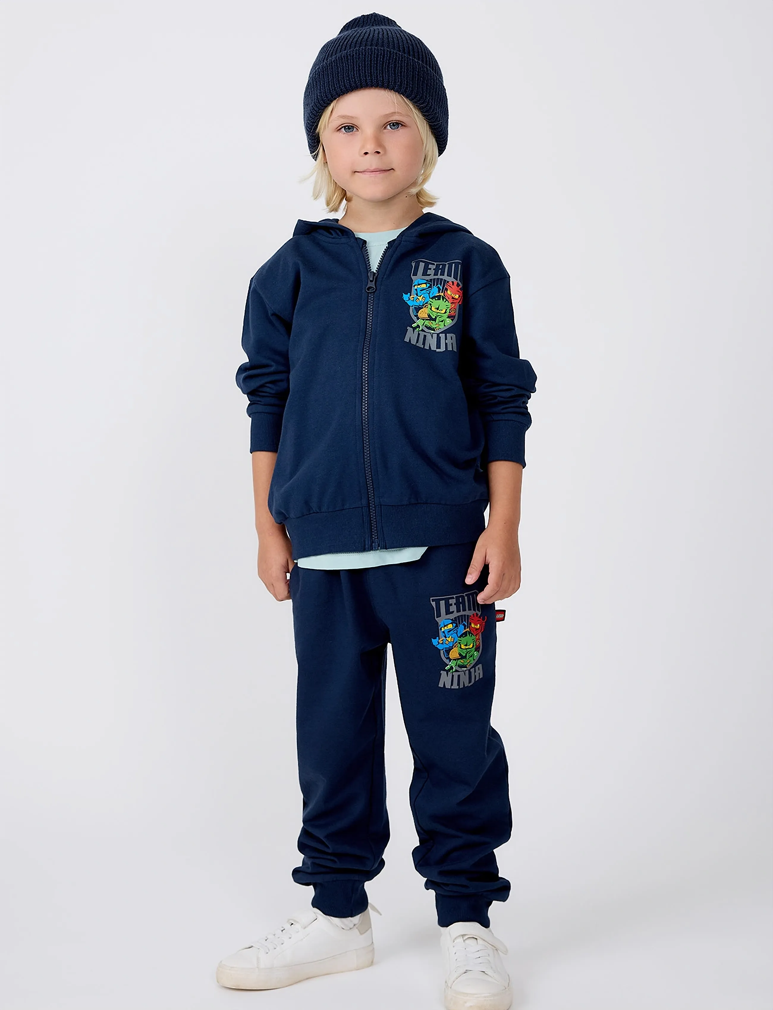 LEGO kidswear LWSIAN 102 - HOODED SWEATSHIRT - Kapuzenpullover - DARK NAVY / navy