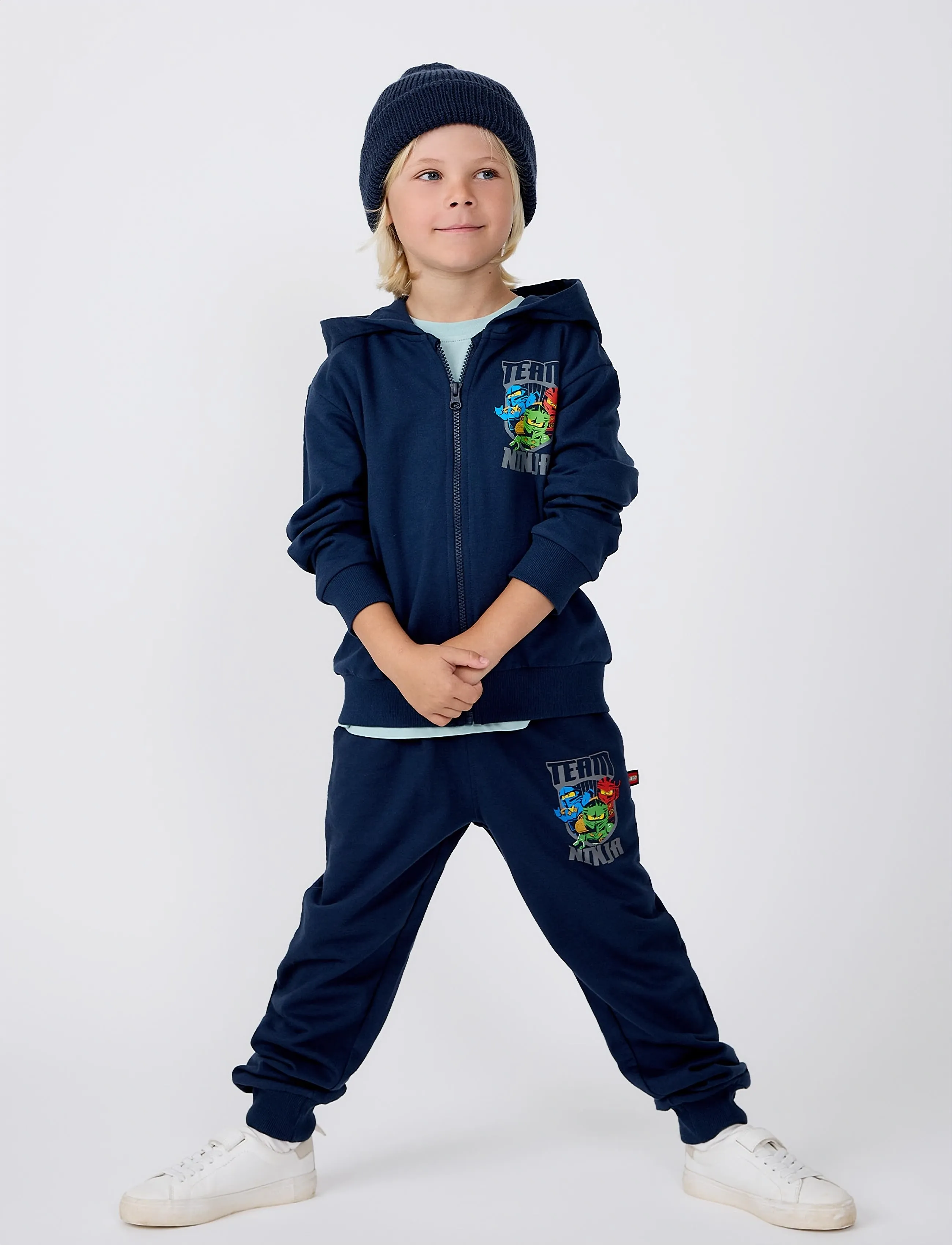 Lego Wear - LEGO® NINJAGO® Hooded Sweatshirt - LWSIAN 102 - hættetrøjer - dark navy - 3