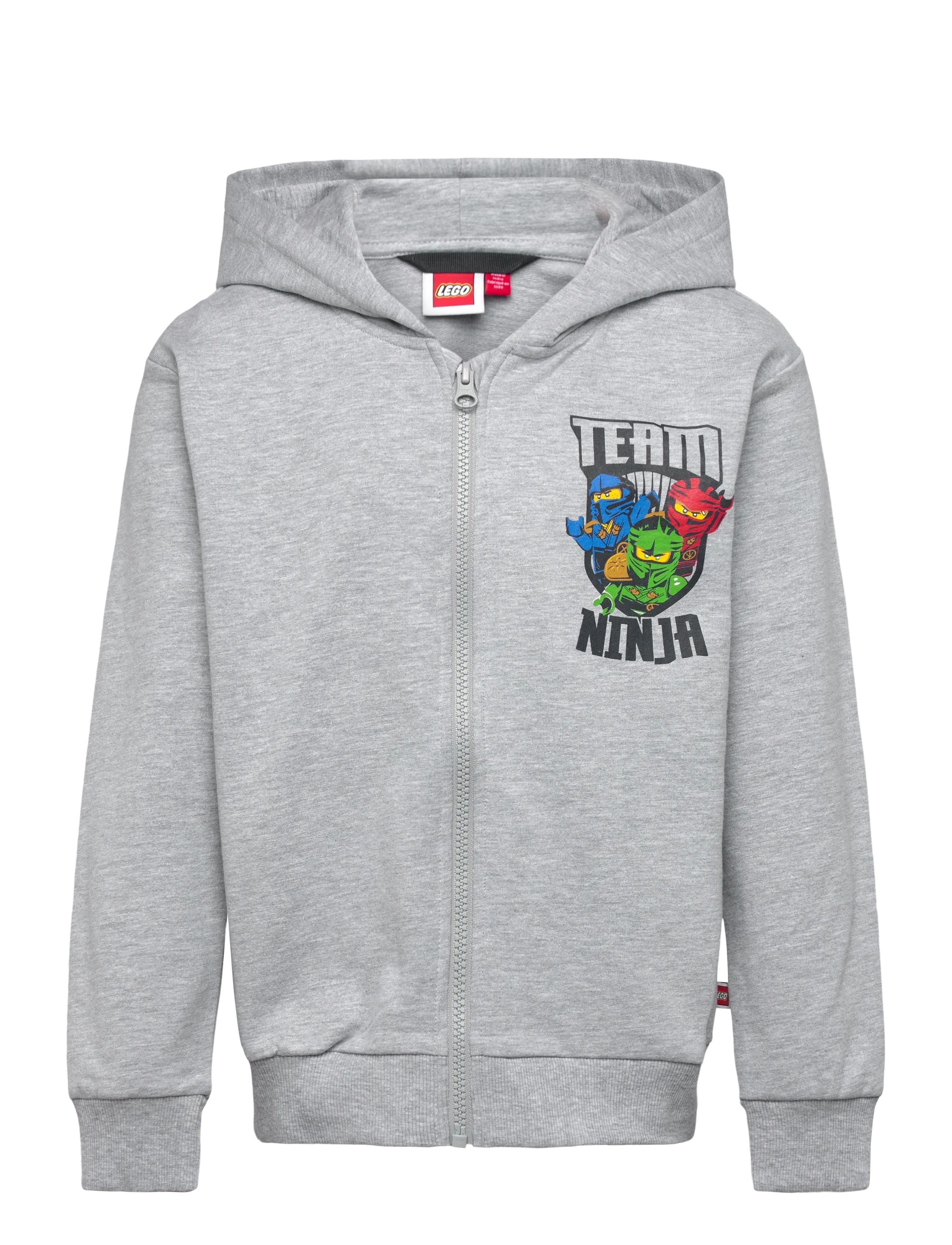 LEGO kidswear LWSIAN 102 - HOODED SWEATSHIRT - Barn 2-8 år - GREY MELANGE / grey