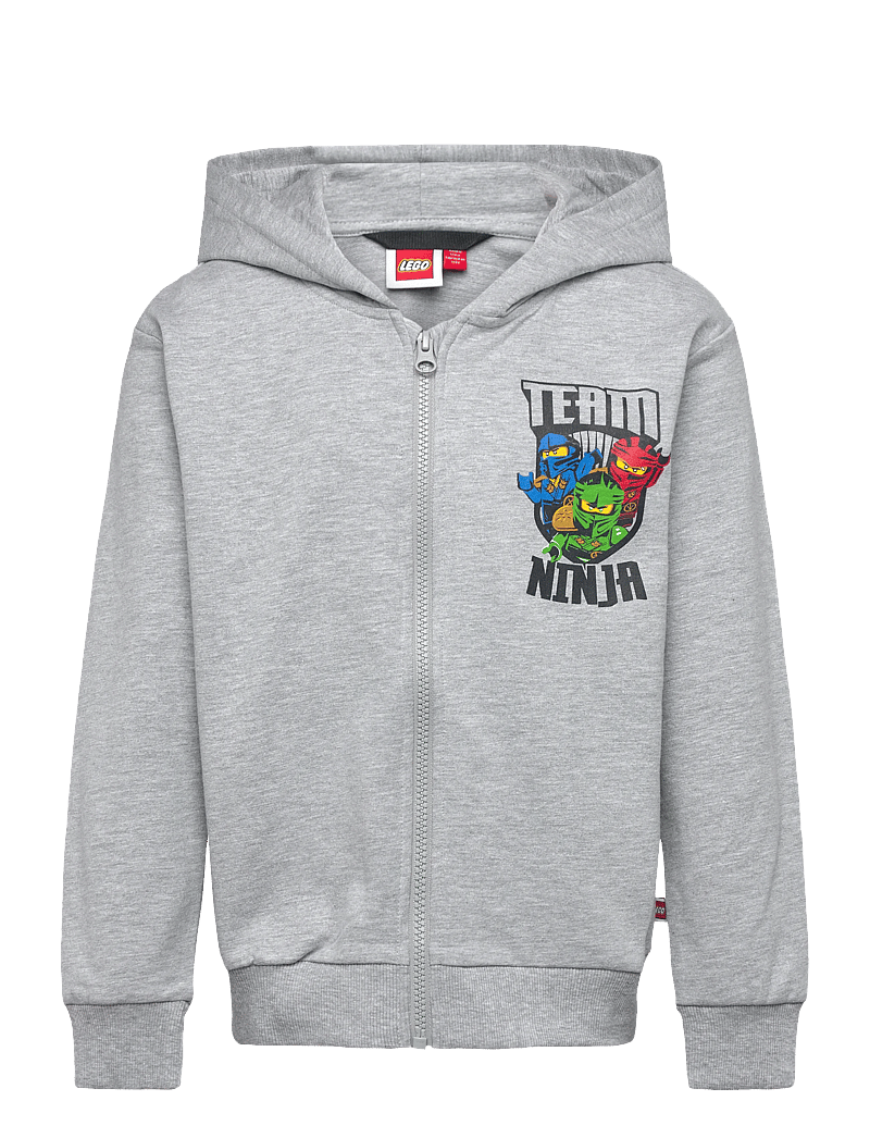 LEGO kidswear - LWSIAN 102 - HOODED SWEATSHIRT - kapuzenpullover - grey melange - 0