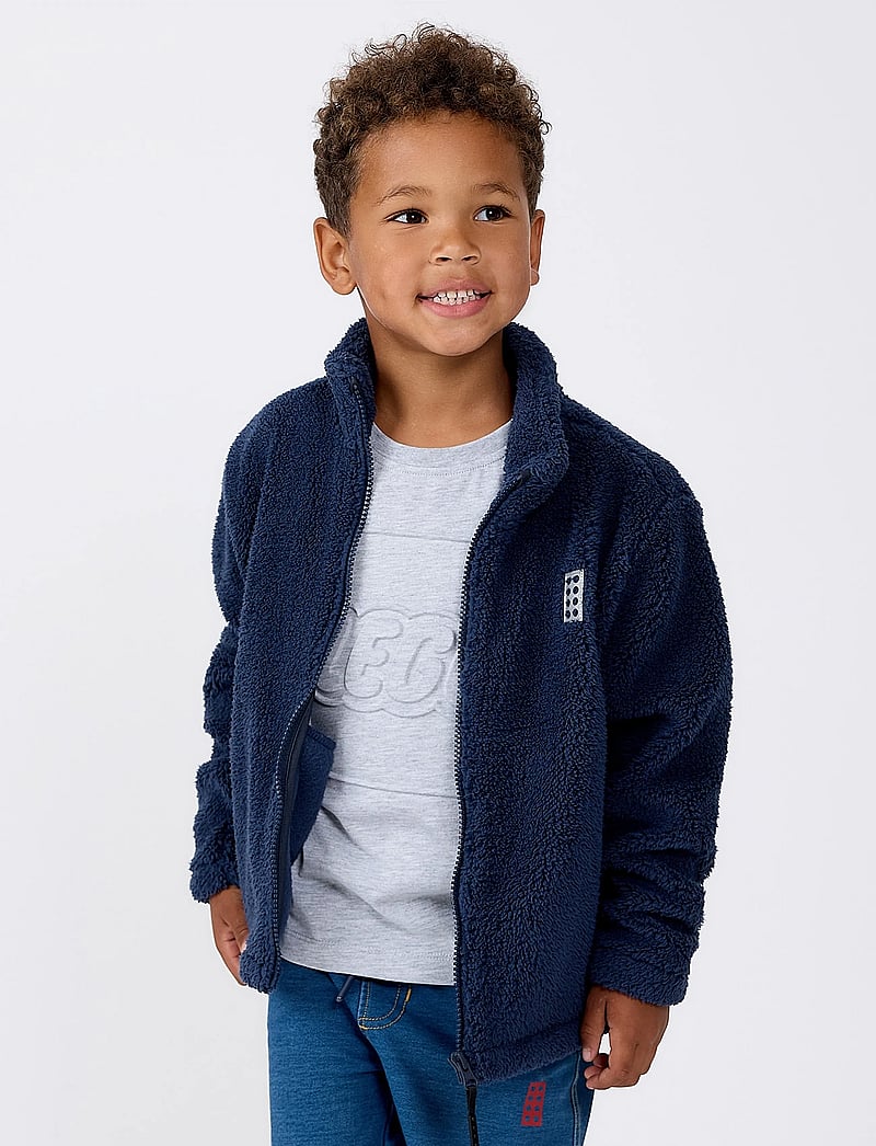 Lego Wear - LWSIAN 201 - TEDDY JACKET - fliisjakid - dark navy - 0