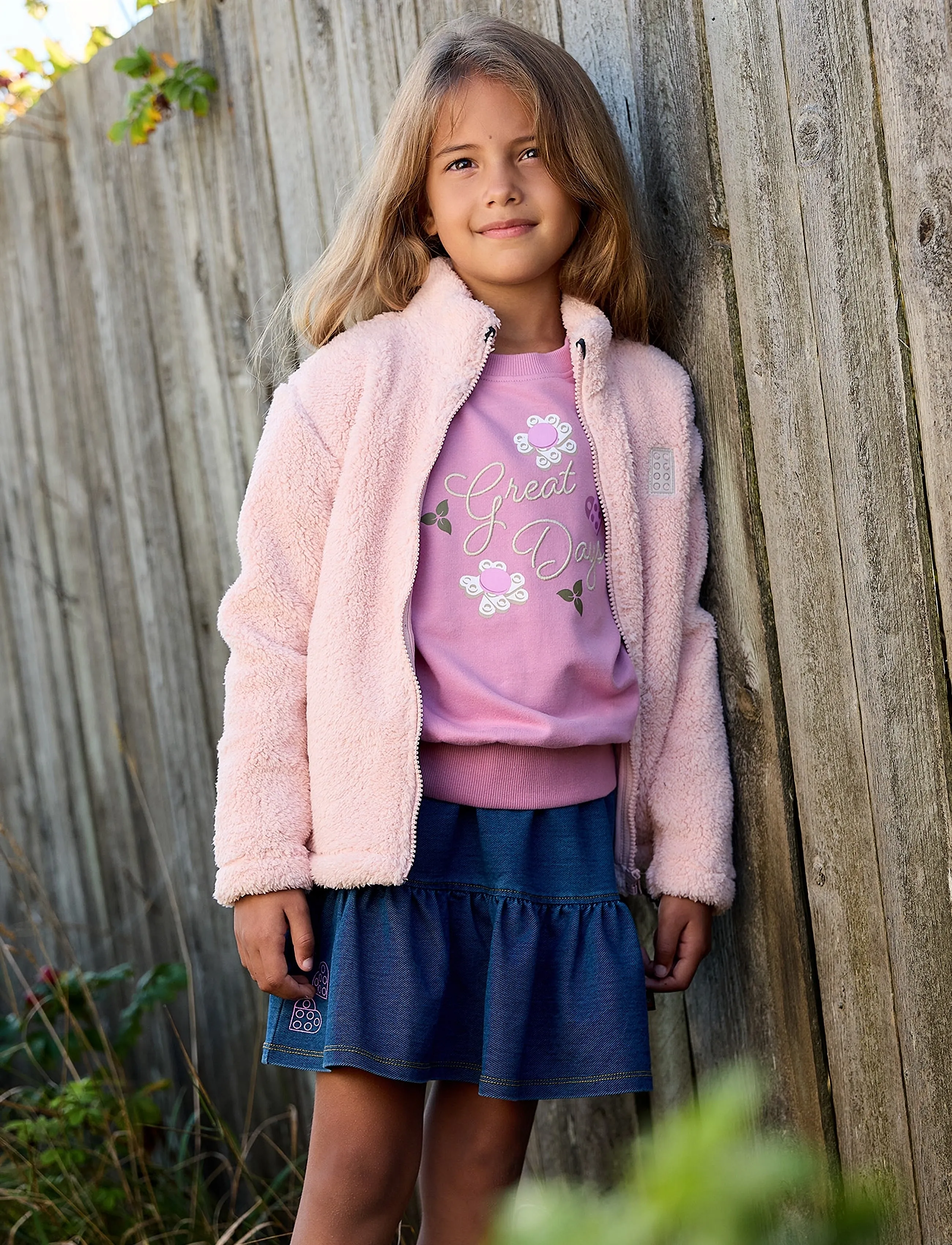 Lego Wear Lwsian 201 - Teddy Jacket, 104, Pink, Yderbeklædning Af Fleece > Fleecejakker, Børn