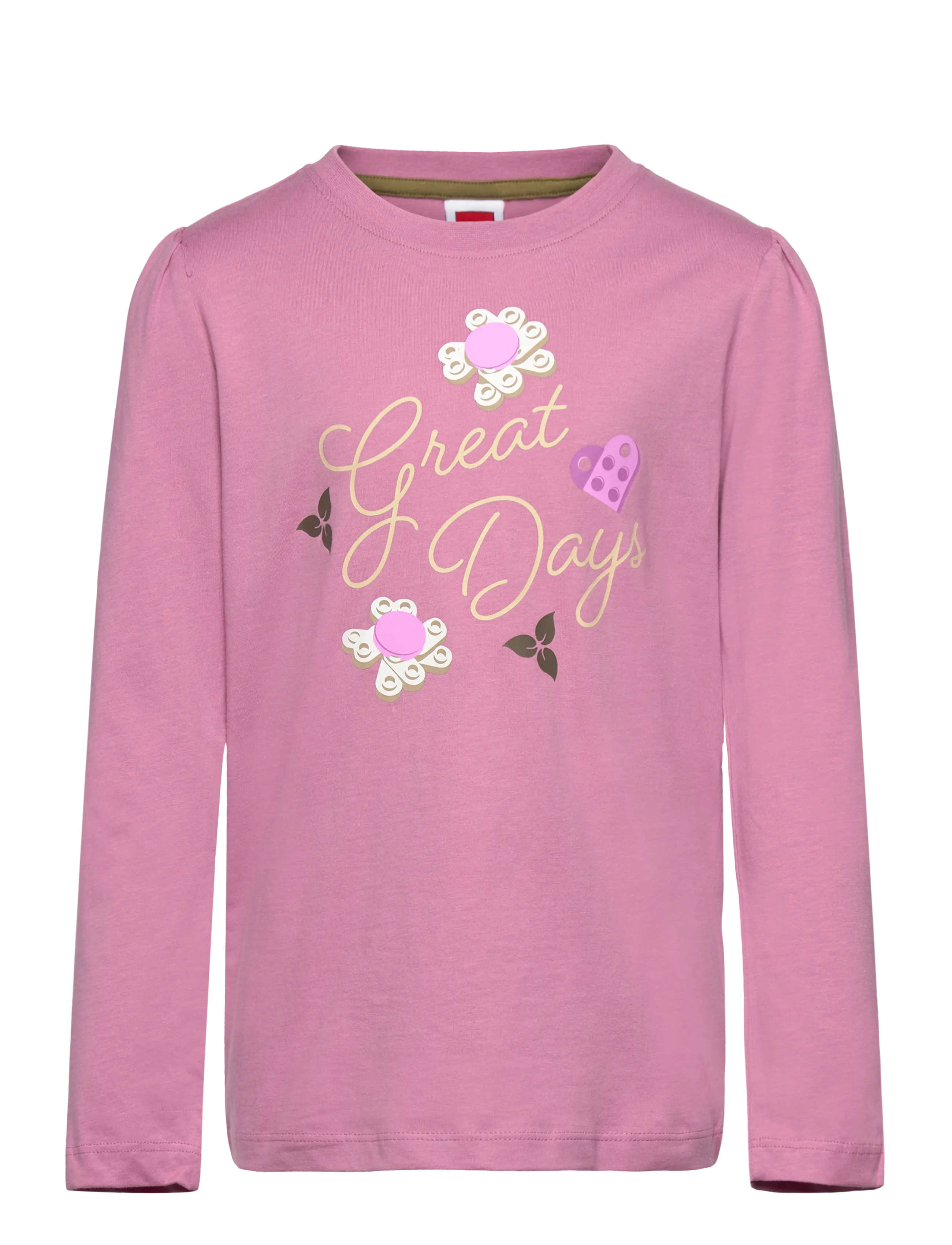 Lego Wear Lwtuna 100 - T-Shirt L/S, 122, Pink, Skjorter > Langærmede Shirts, Børn