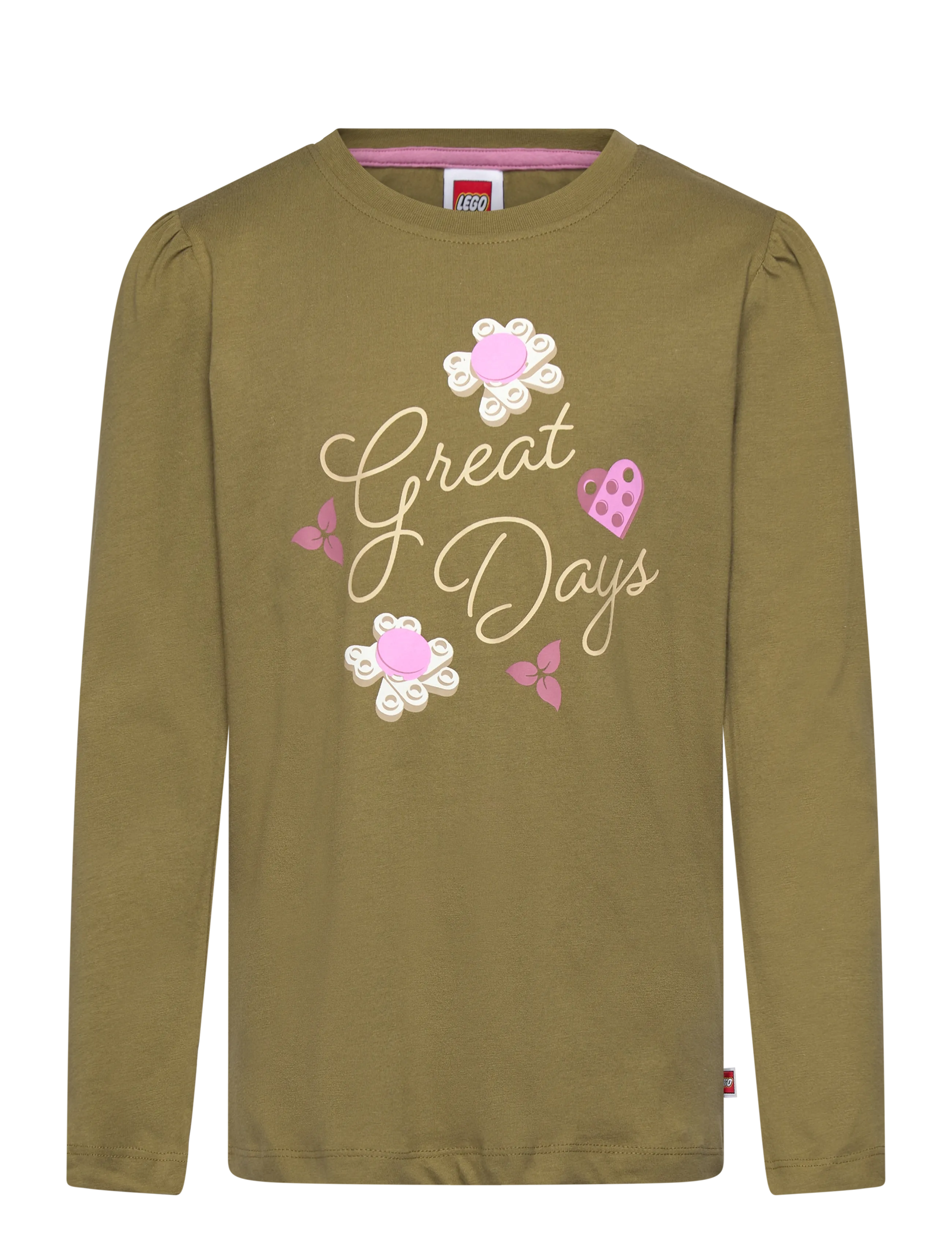 LEGO WEAR Lwtuna 100 - T-Shirt L/S Khaki - 110 - Kinder