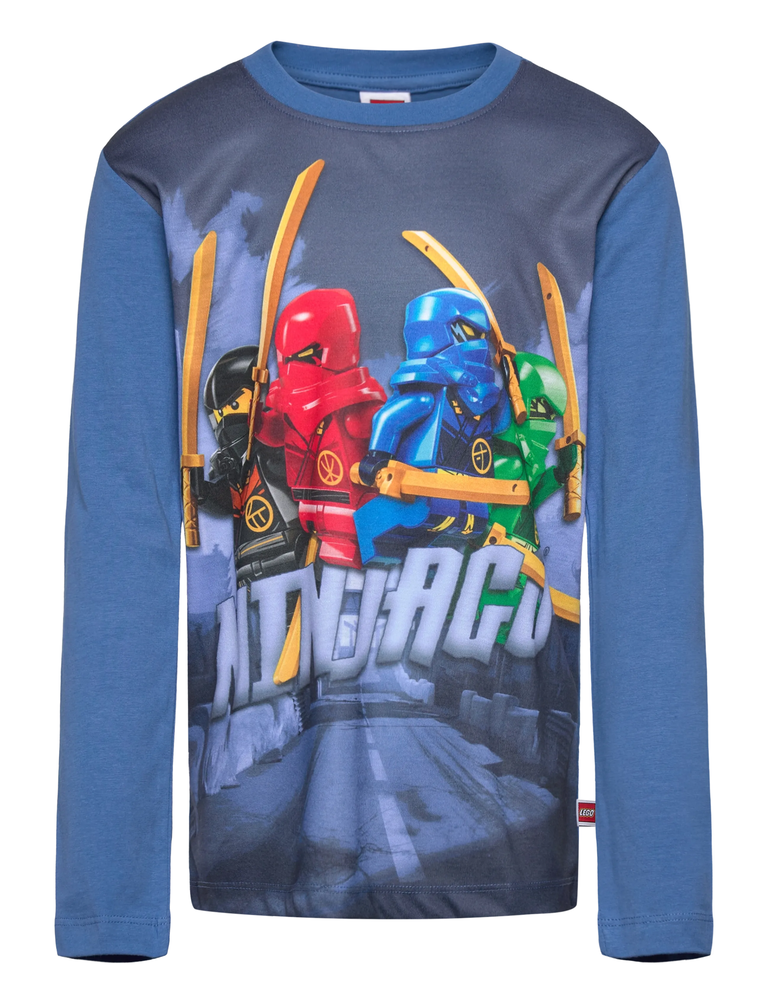 Lego Wear Lwtaj 101 - T-Shirt L/S, 152, Blue, Skjorter > Langærmede Shirts, Børn