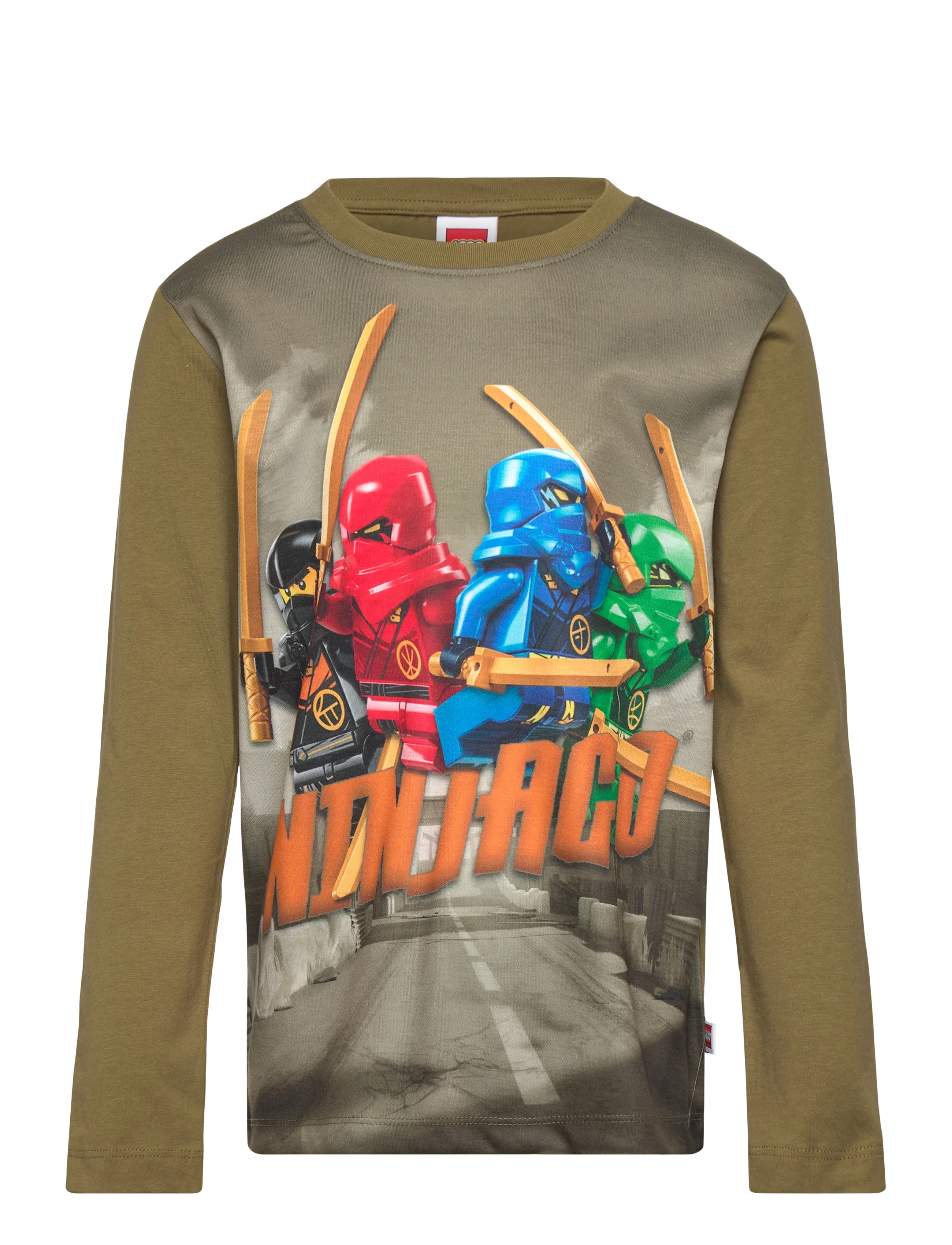 LEGO WEAR Lwtaj 101 - T-Shirt L/S Khaki - 104 - Kinder