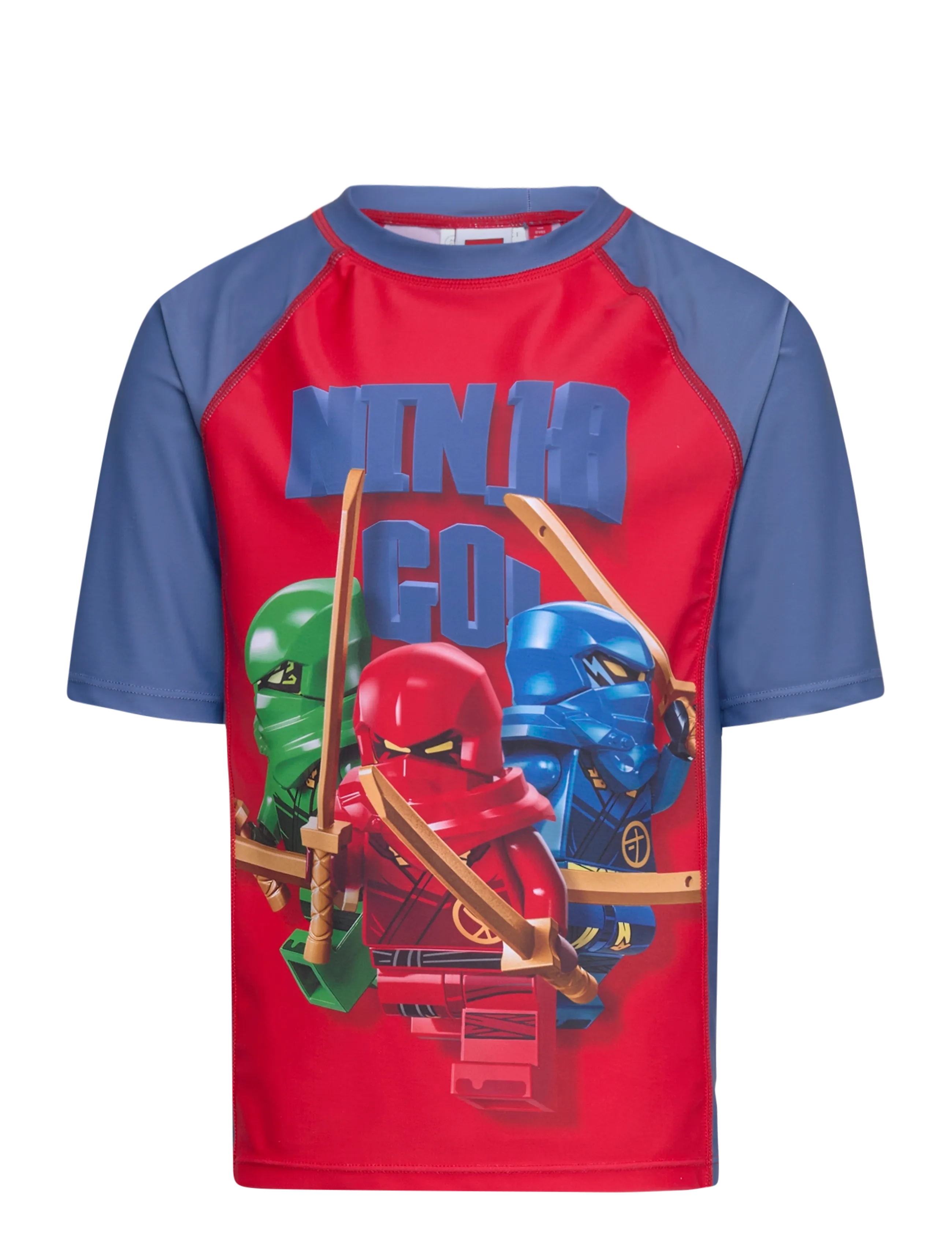 Lego Wear Lwaiko 307 Swim T-Shirt S/S, Børn, Ninjago Svømme T-Shirt, Multi/mønstret, Str: 104