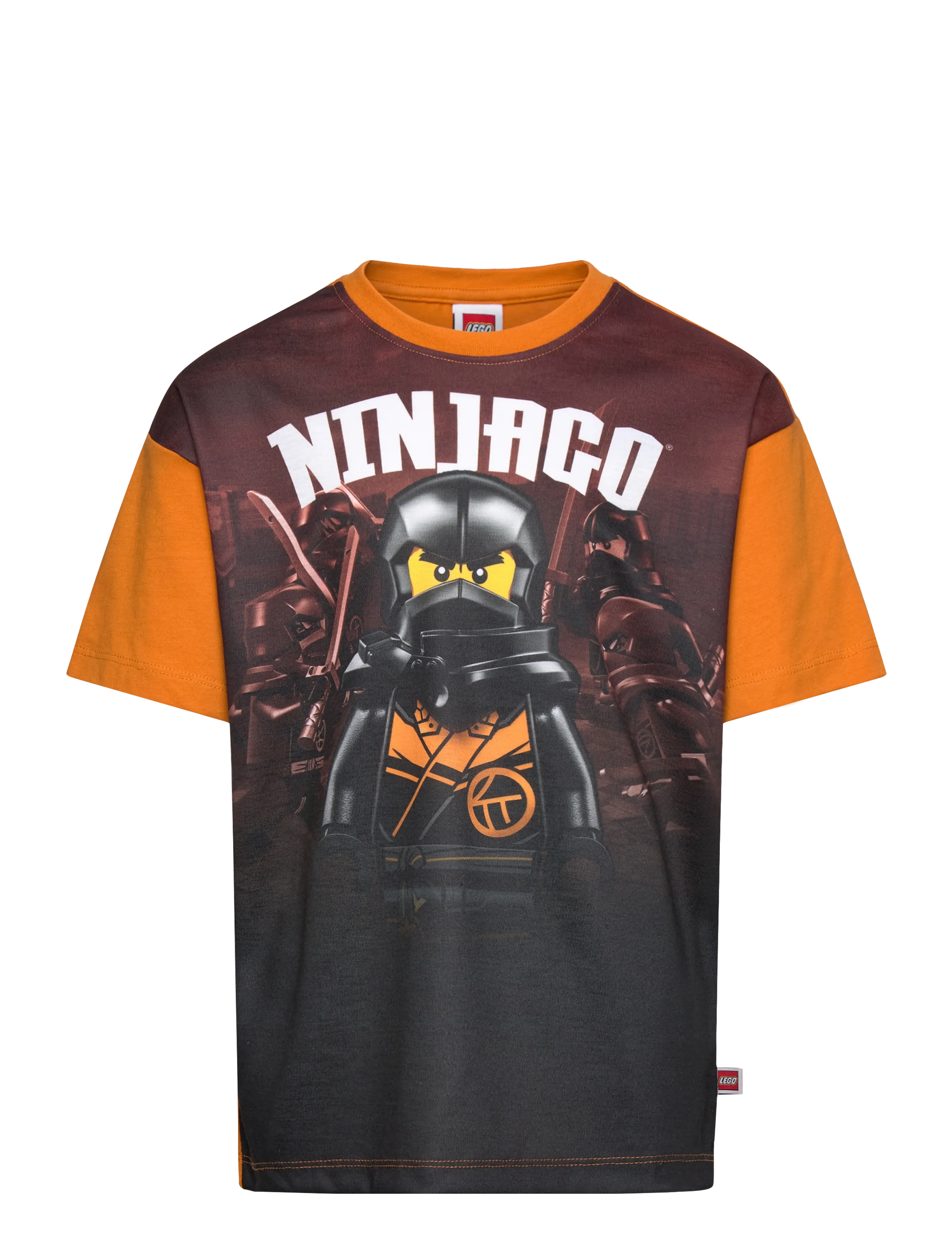 Lego Wear Lwtaj 104 - T-Shirt S/S, 110, Orange, Skjorter > Kortærmede Shirts, Børn