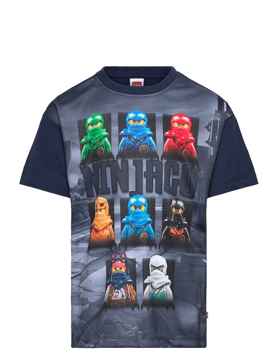 Lego Wear - LWTAJ 107 - T-SHIRT S/S - kurzärmlige hemden - dark navy - 0