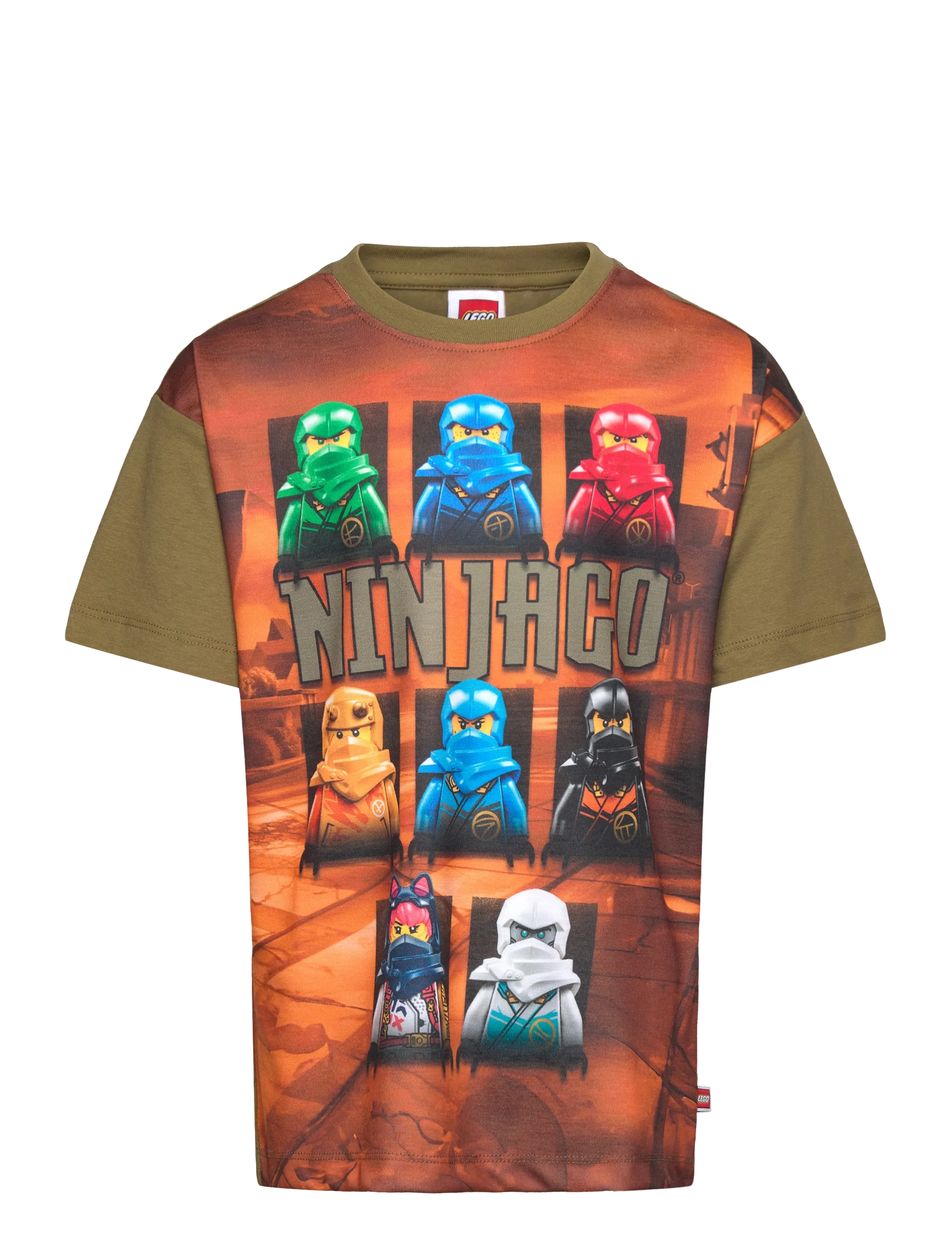 LEGO kidswear LWTAJ 107 - T-SHIRT S/S - Kläder - OLIVE GREEN / khaki/green