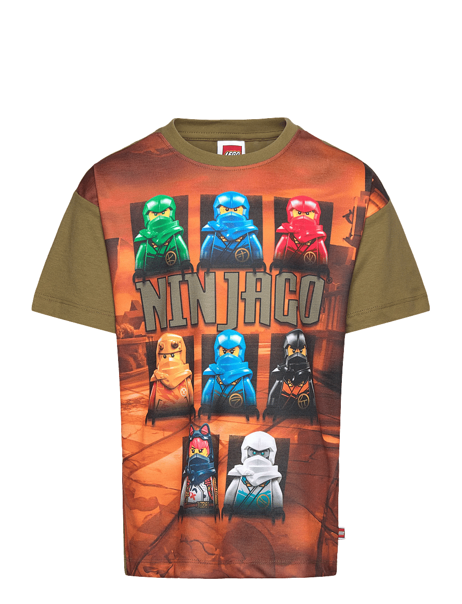 Lego Wear - LWTAJ 107 - T-SHIRT S/S - chemises à manches courtes - olive green - 0