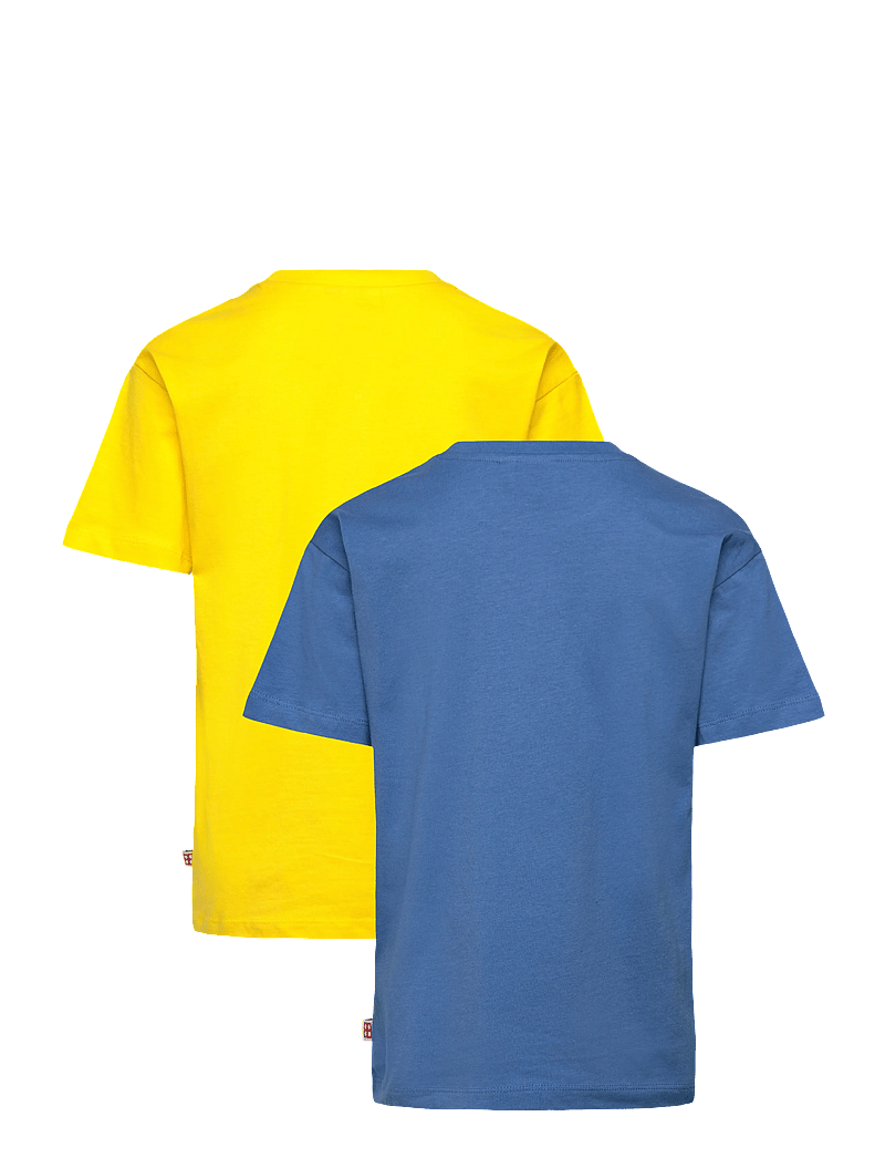 LEGO kidswear - LWTAJ 119 - 2 PACK T-SHIRT S/S - kurzärmlige hemden - blue - 1