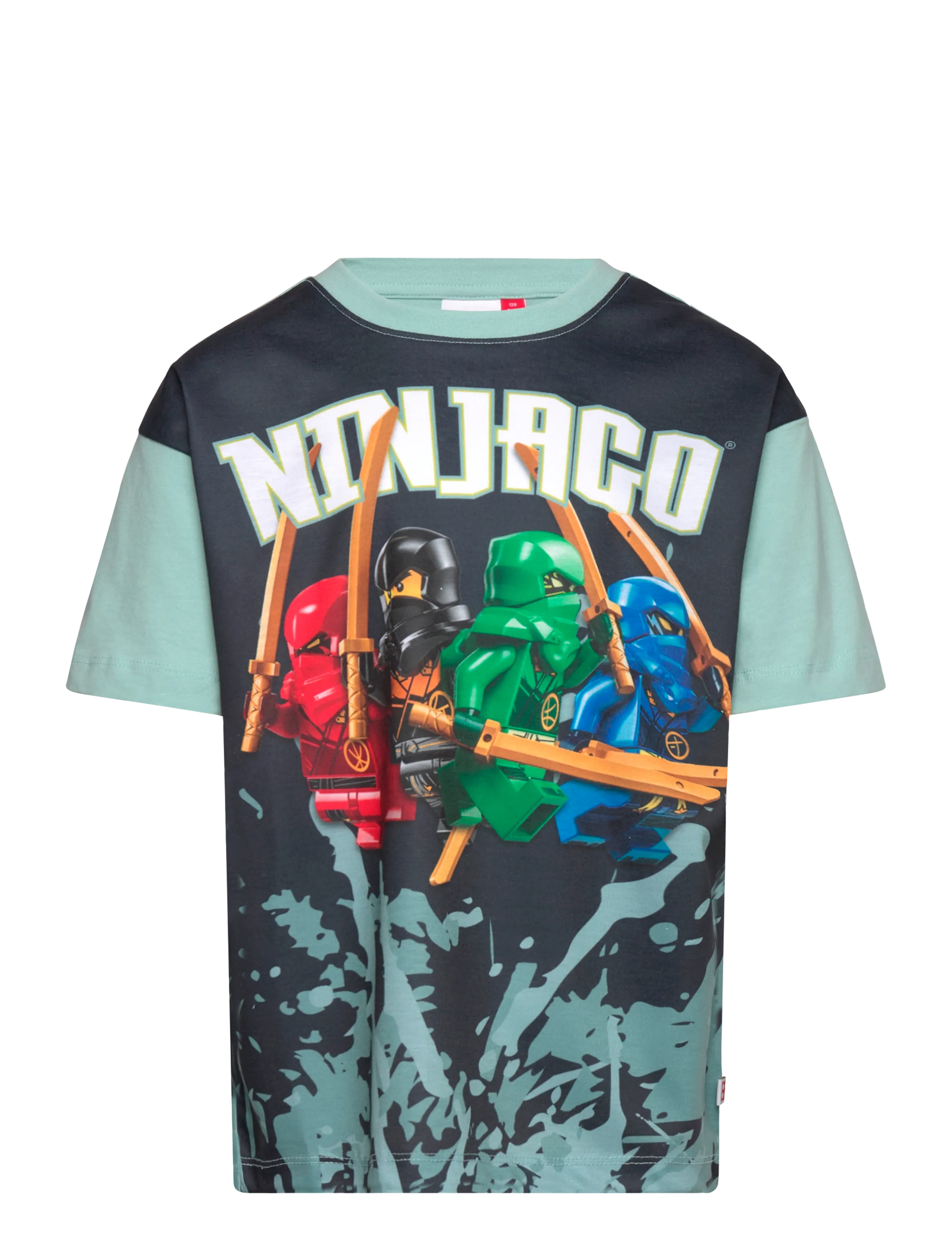 LEGO kidswear LWTAJ 310 - T-SHIRT S/S - Nach Größe einkaufen - BLUE GREEN / white