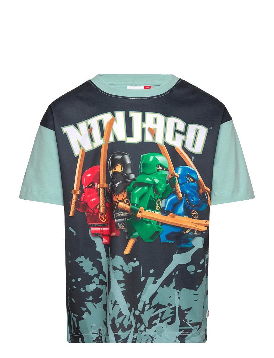 Lego Wear - LWTAJ 310 - T-SHIRT S/S - kortermede t-skjorter - blue green - 1