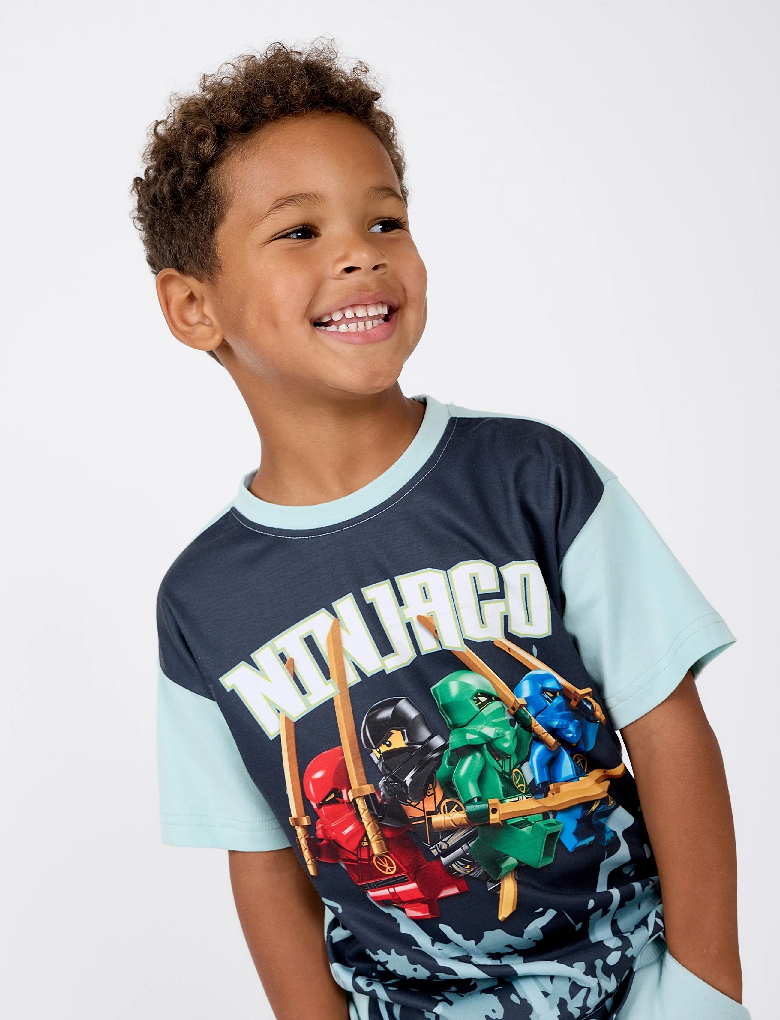 Lego Wear - LWTAJ 310 - T-SHIRT S/S - kortermede t-skjorter - blue green - 3
