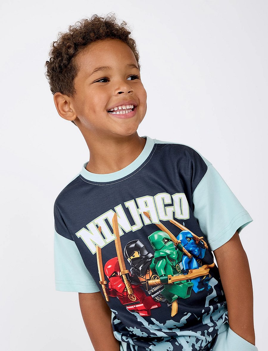 Lego Wear - LWTAJ 310 - T-SHIRT S/S - kortermede t-skjorter - blue green - 3