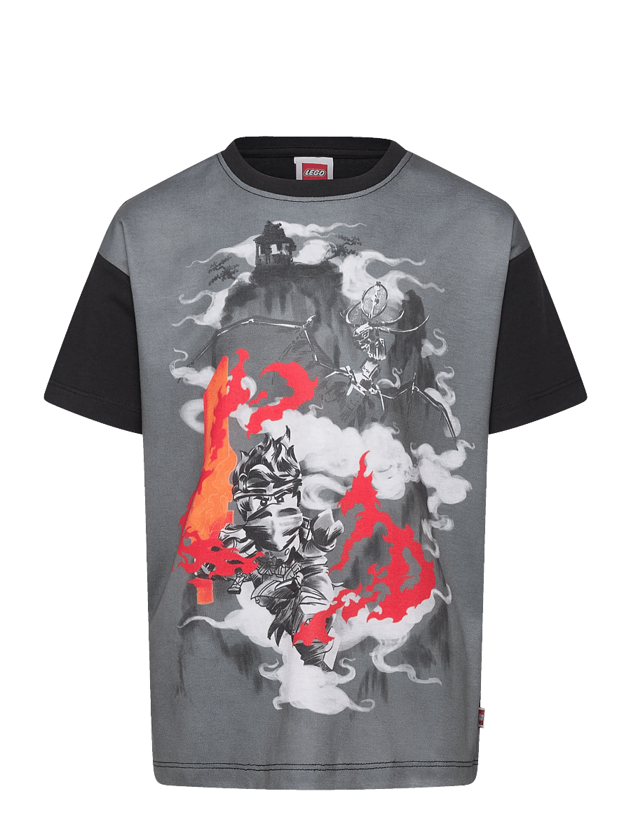 Lego Wear - LWTAJ 203 - T-SHIRT S/S - lühikeste varrukatega t-särgid - black - 0