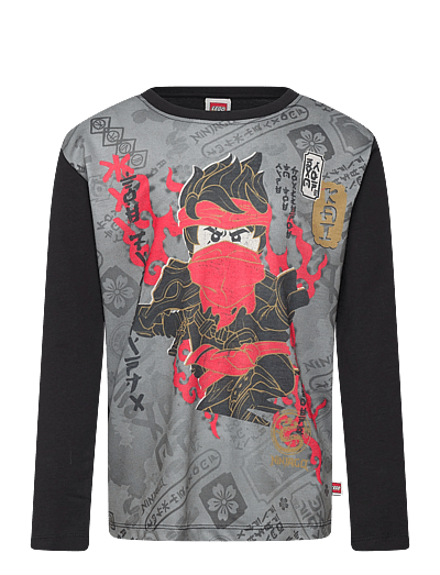 Lego Wear LWTAJ 221 - T-SHIRT L/S - T-shirts - BLACK / black