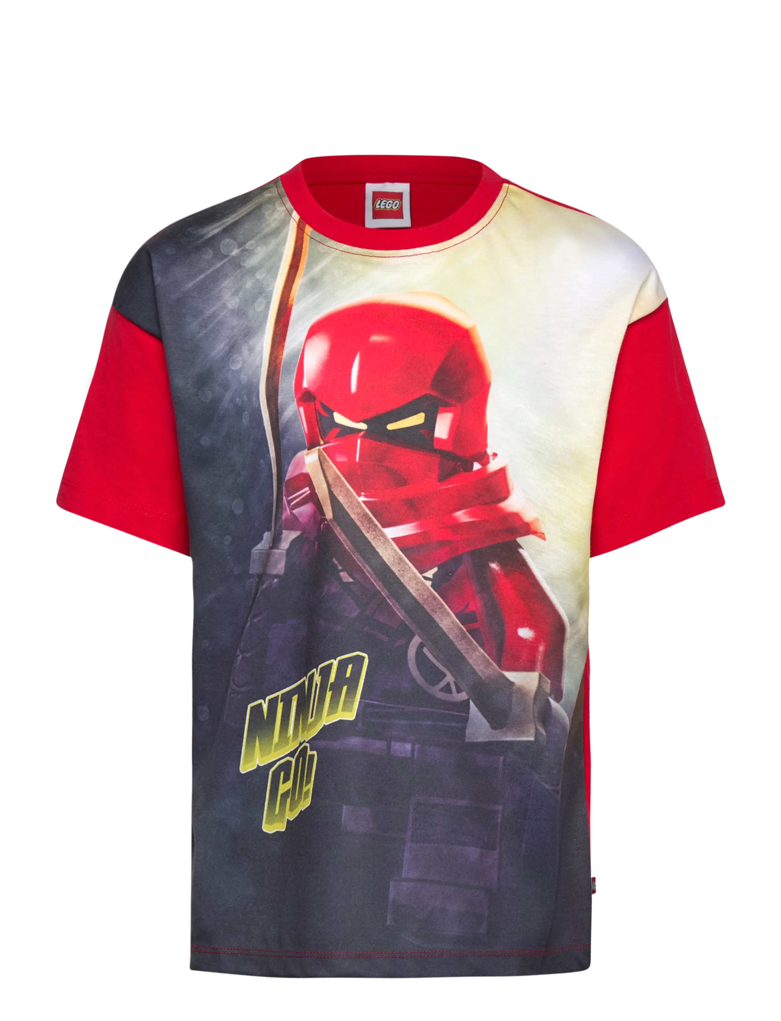 Lego Wear Lwtaj 312 T-Shirt S/S, 122, T-shirts, Rot - Short-sleeved, Kinder