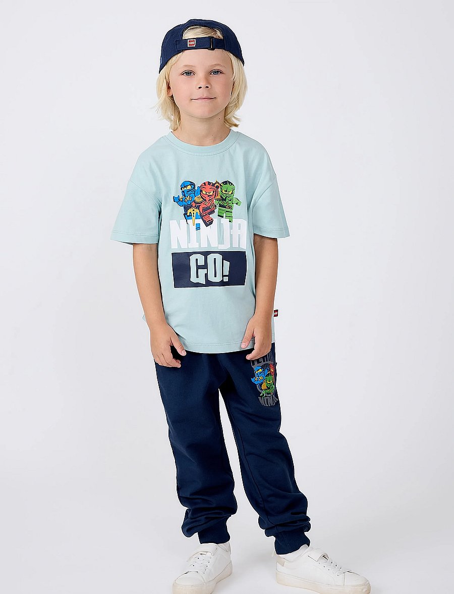 Lego Wear - LEGO® NINJAGO® T-Shirt S/S - LWTAJ 302 - kurzärmelige - blue green - 4